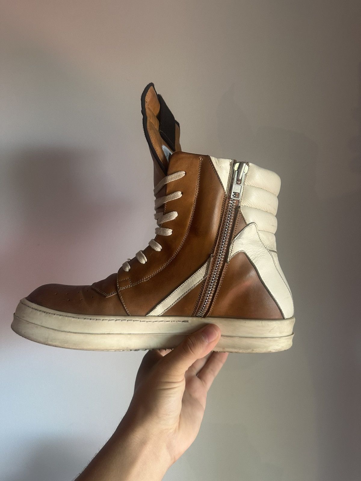 Rick Owens Rick owens SS16 Caramel Geobaskets Size US 10 / EU 43 - 5 Thumbnail