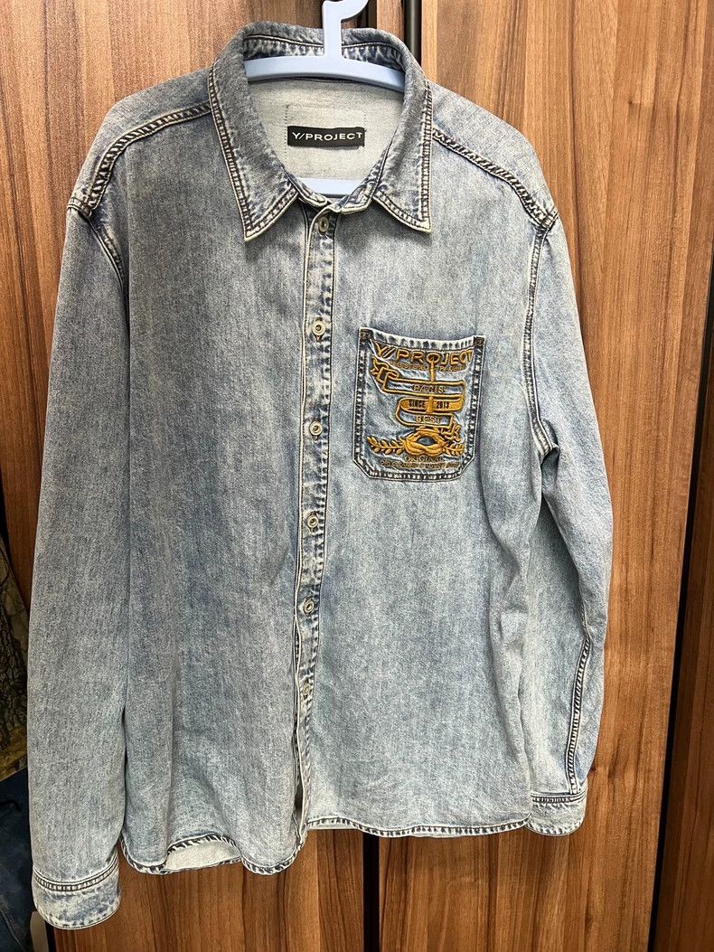 Y/Project Y/Project Denim Shirt Jacket - dmc Size US XL / EU 56 / 4 - 1 Thumbnail