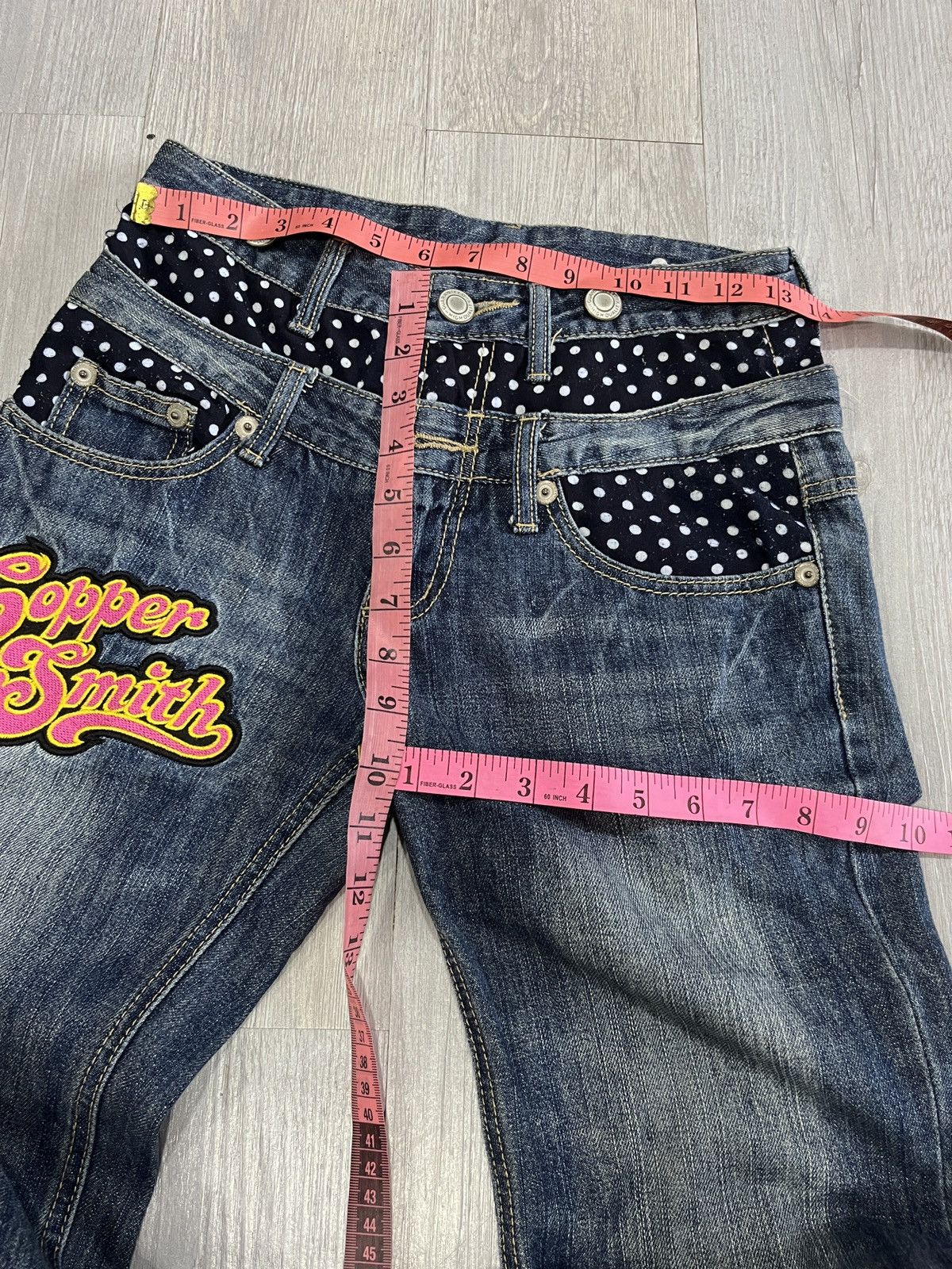 Hysteric Glamour Vintage Double Waist Copper Smith Jeans Size US 28 / EU 44 - 8 Thumbnail