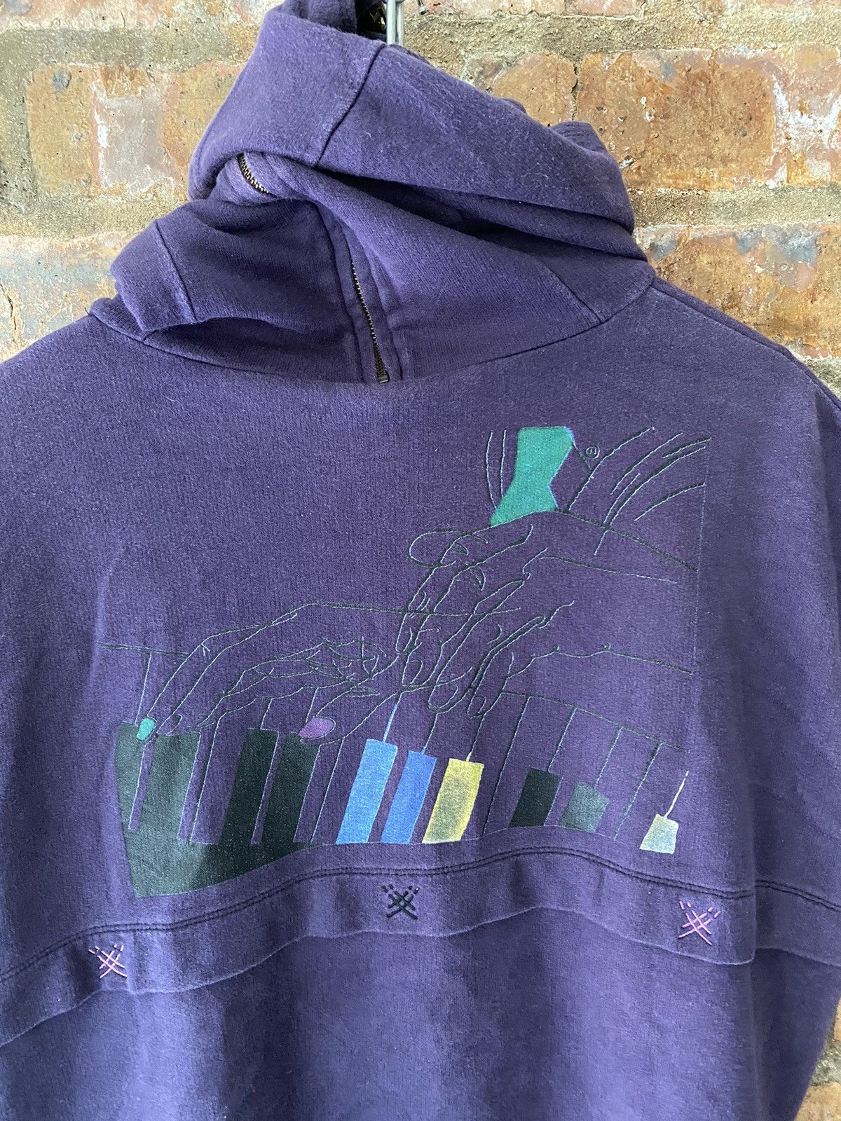 Japanese Brand 🔥1990s SHANTii by Jun Murakami grafiti art hoodie Size US M / EU 48-50 / 2 - 11 Thumbnail