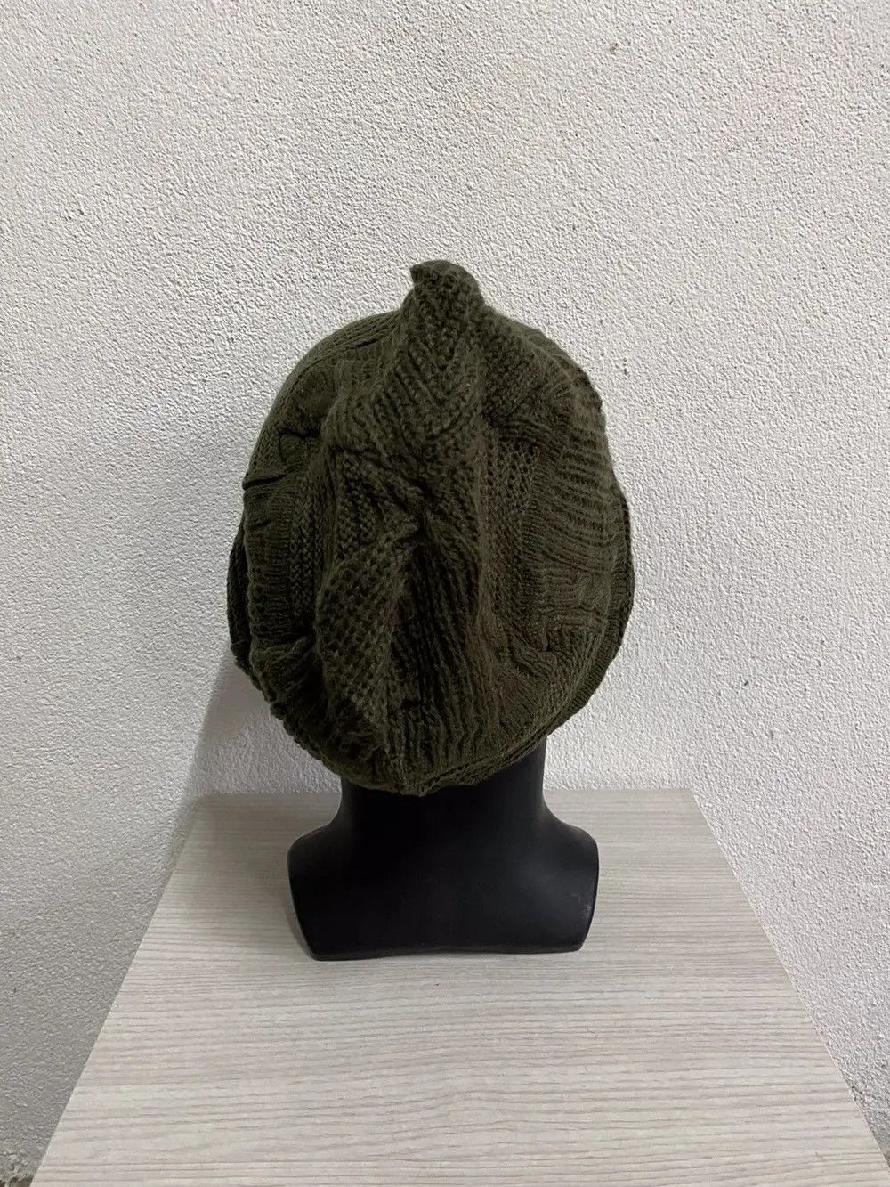 Japanese Brand Japanese Brand Military Colour Knit Beanie Hat Size ONE SIZE - 4 Thumbnail