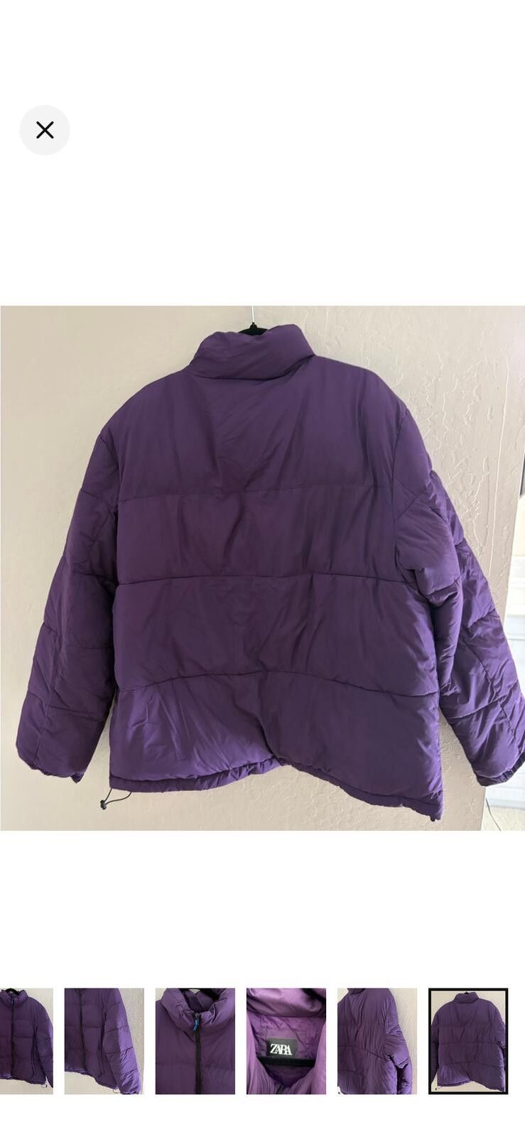 Zara Zara Men's Bold Purple Puffer Jacket Size US XXL / EU 58 / 5 - 6 Thumbnail
