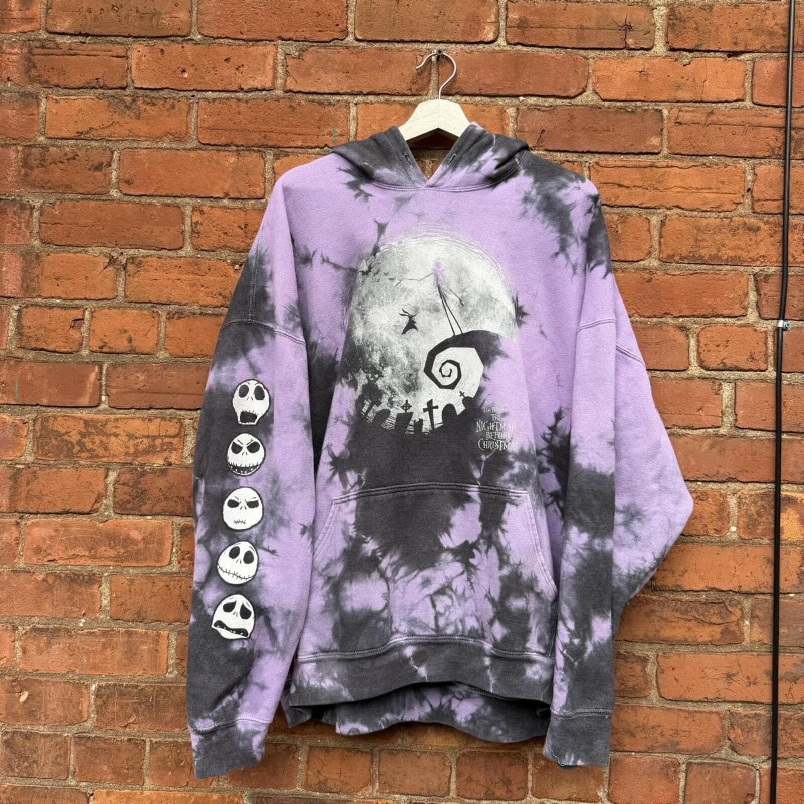 Disney nightmare before Christmas tie dye hoodie XL Size US XL / EU 56 / 4 - 1 Thumbnail