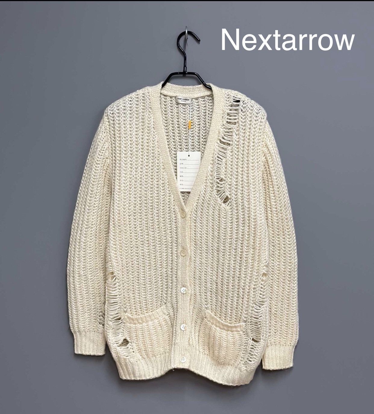 Saint Laurent Paris × Yves Saint Laurent Saint Laurent Paris knit cardigan shirt 2409-Nextarrow Size US XS / EU 42 / 0 - 1 Thumbnail