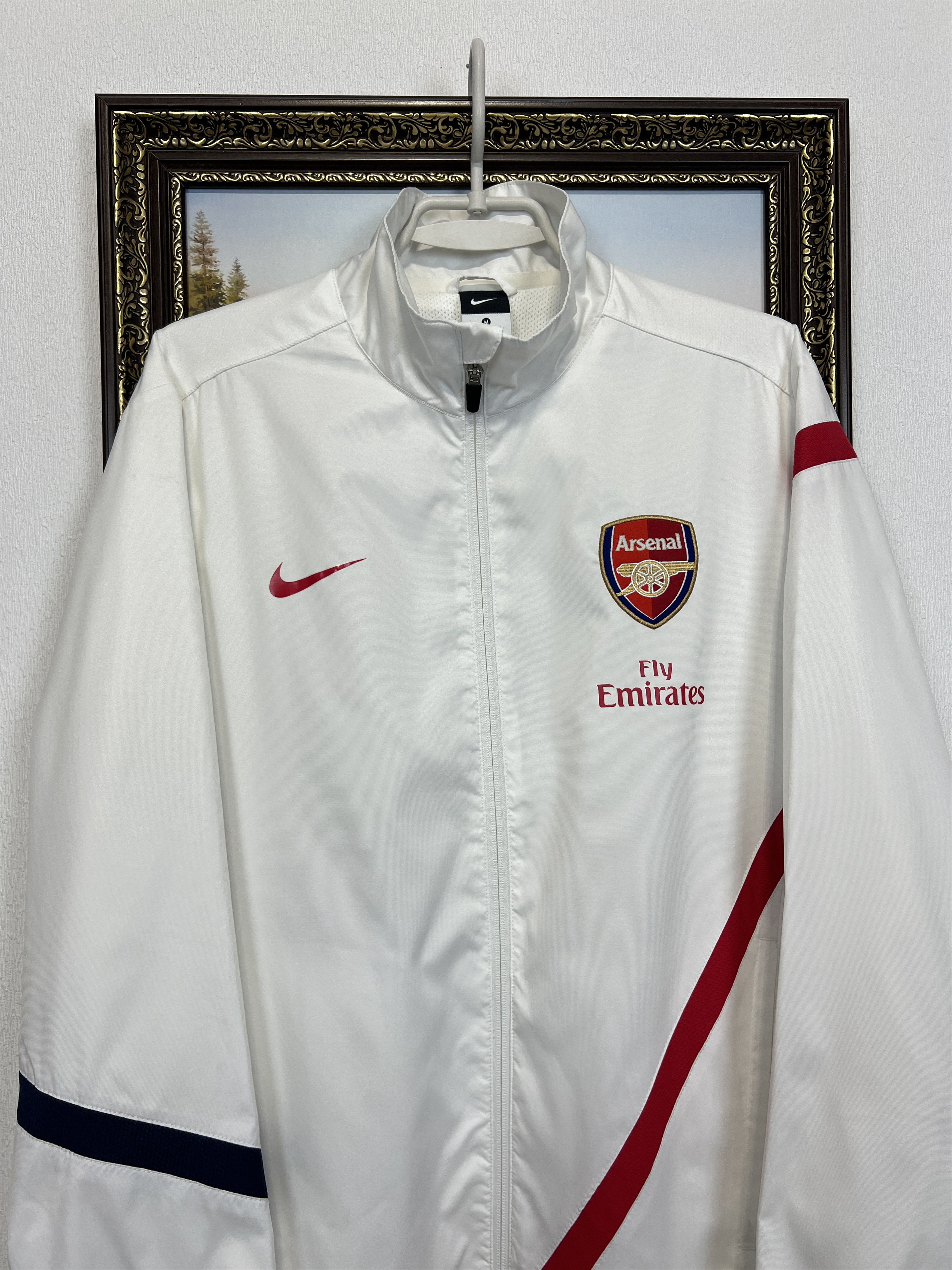 Nike Vintage Arsenal Football Jacket Soccer Track Top Gunners Size US M / EU 48-50 / 2 - 2 Thumbnail