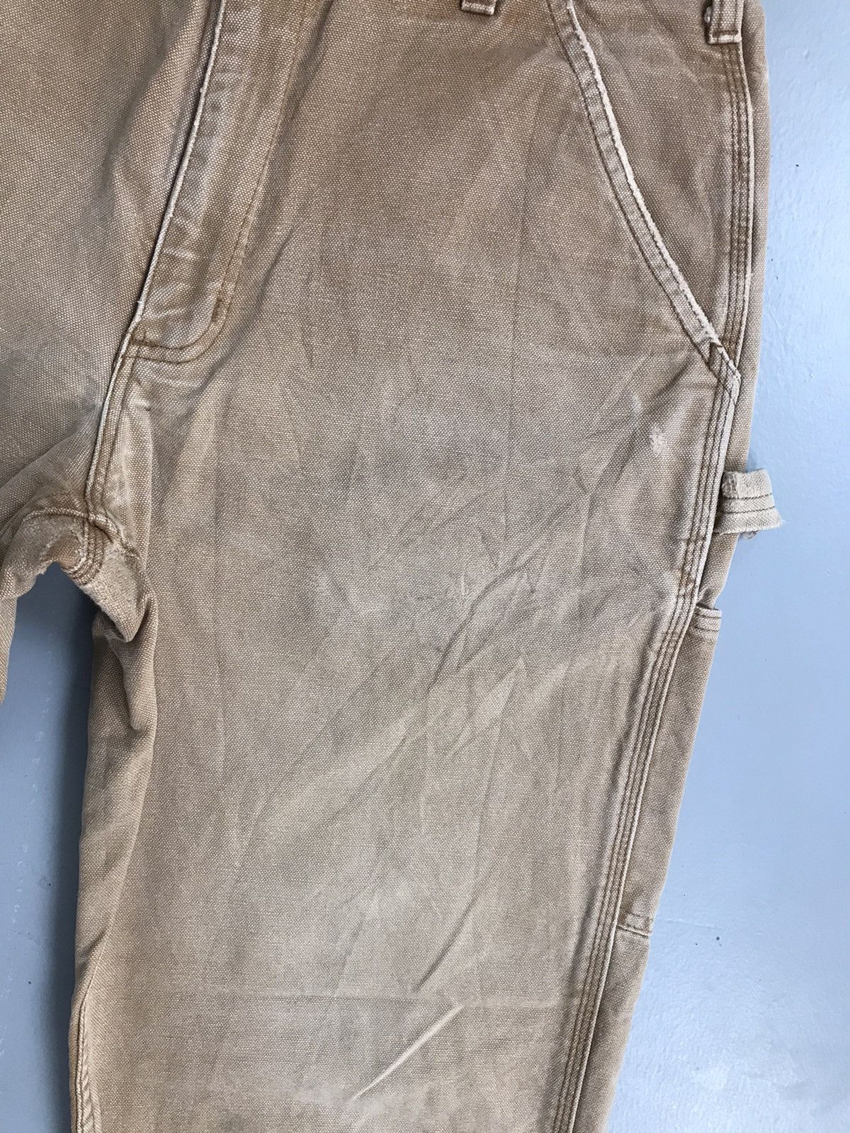 Carhartt Vintage Carhartt B11 BRN carpenter workwear denim Size US 34 / EU 50 - 6 Thumbnail