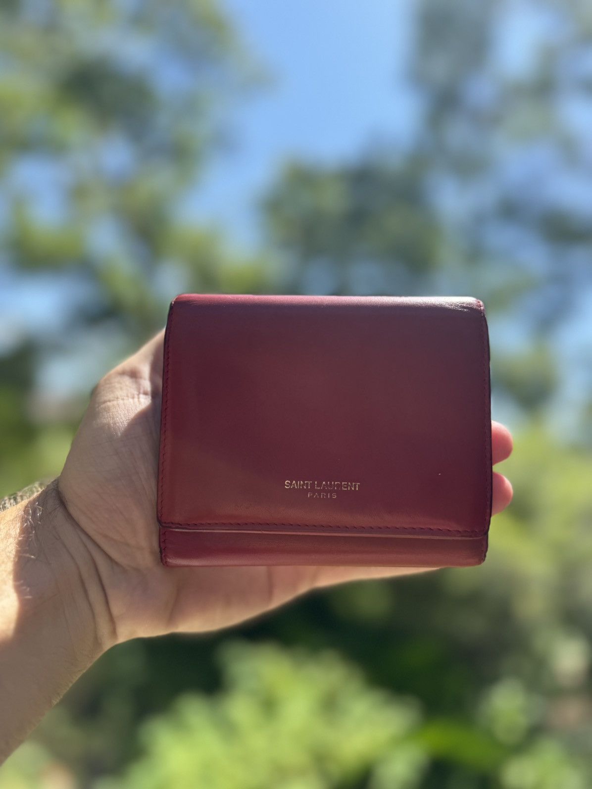 Saint Laurent Paris Saint Laurent Wallet Size ONE SIZE - 2 Thumbnail