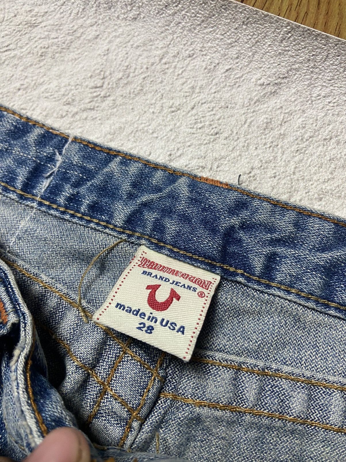 Japanese Brand × True Religion × Vintage Vintage Y2K True Religion Embroidered Flare Jeans Size US 28 / EU 44 - 9 Thumbnail