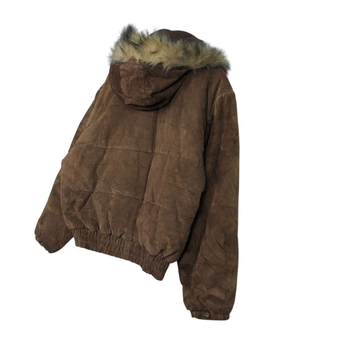 Japanese Brand 🔥VTG LEATHER BIKER JACKET GEMBONY FUR HOODIE ISSEY MIYAKE Size US M / EU 48-50 / 2 - 13 Thumbnail