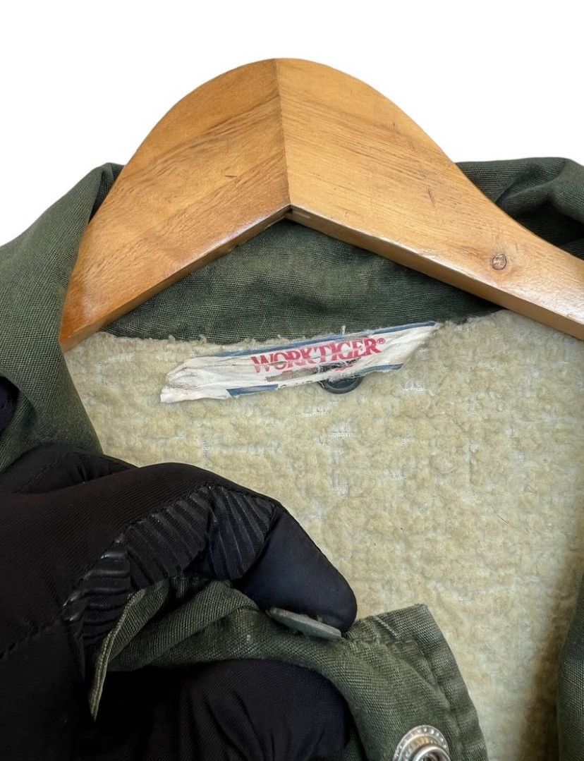 Vintage Vintage 80s M 65 Military Field Jacket Fleece Green Size US L / EU 52-54 / 3 - 18 Thumbnail