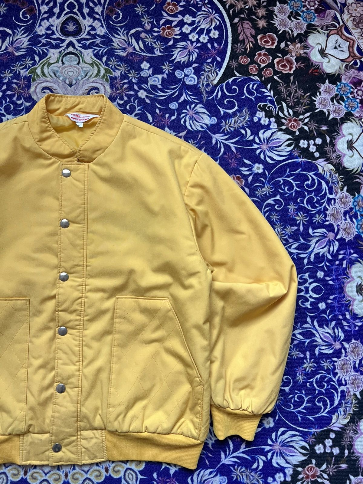 Kodak Yellow Bomber Jacket Kodak Colour Film Vintage 90s Size US M / EU 48-50 / 2 - 6 Thumbnail