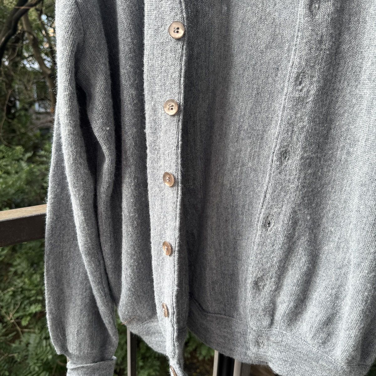 Vintage 80s Acrylic Cardigan Sweater Made in USA ERD Grunge Size US XL / EU 56 / 4 - 8 Thumbnail