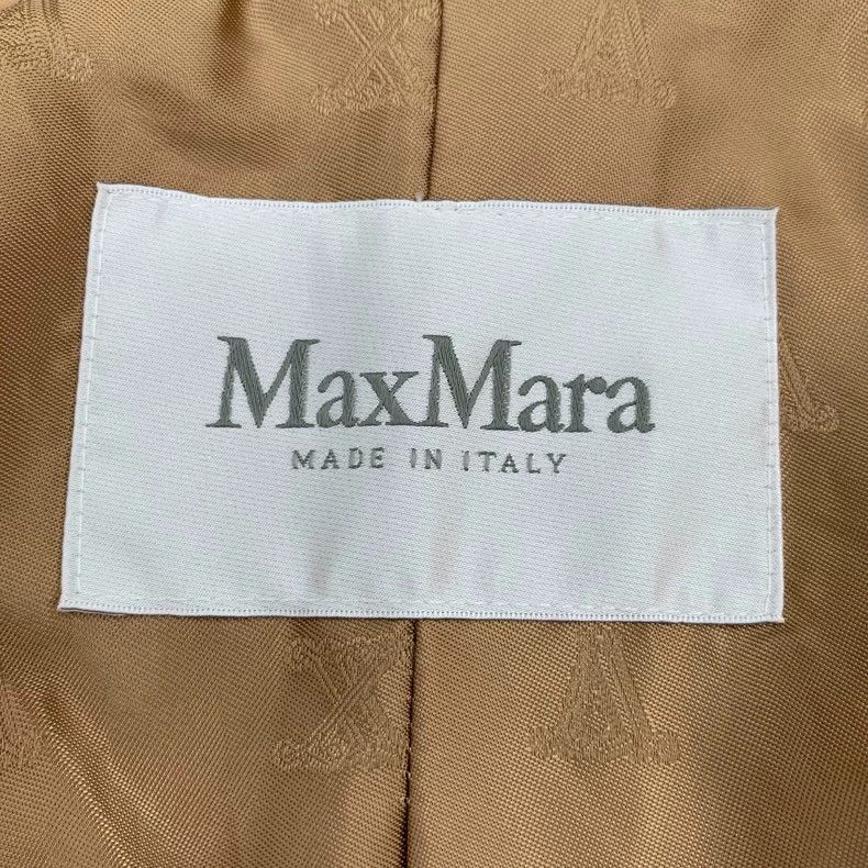 Max Mara Max Mara Brown sheep wool double-breasted coat with lapel Size S / US 4 / IT 40 - 5 Thumbnail