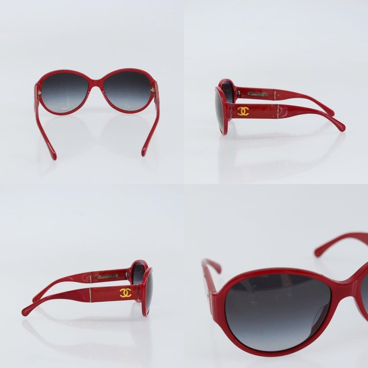 Chanel Chanel CC Plastic Sunglasses Size ONE SIZE - 3 Thumbnail