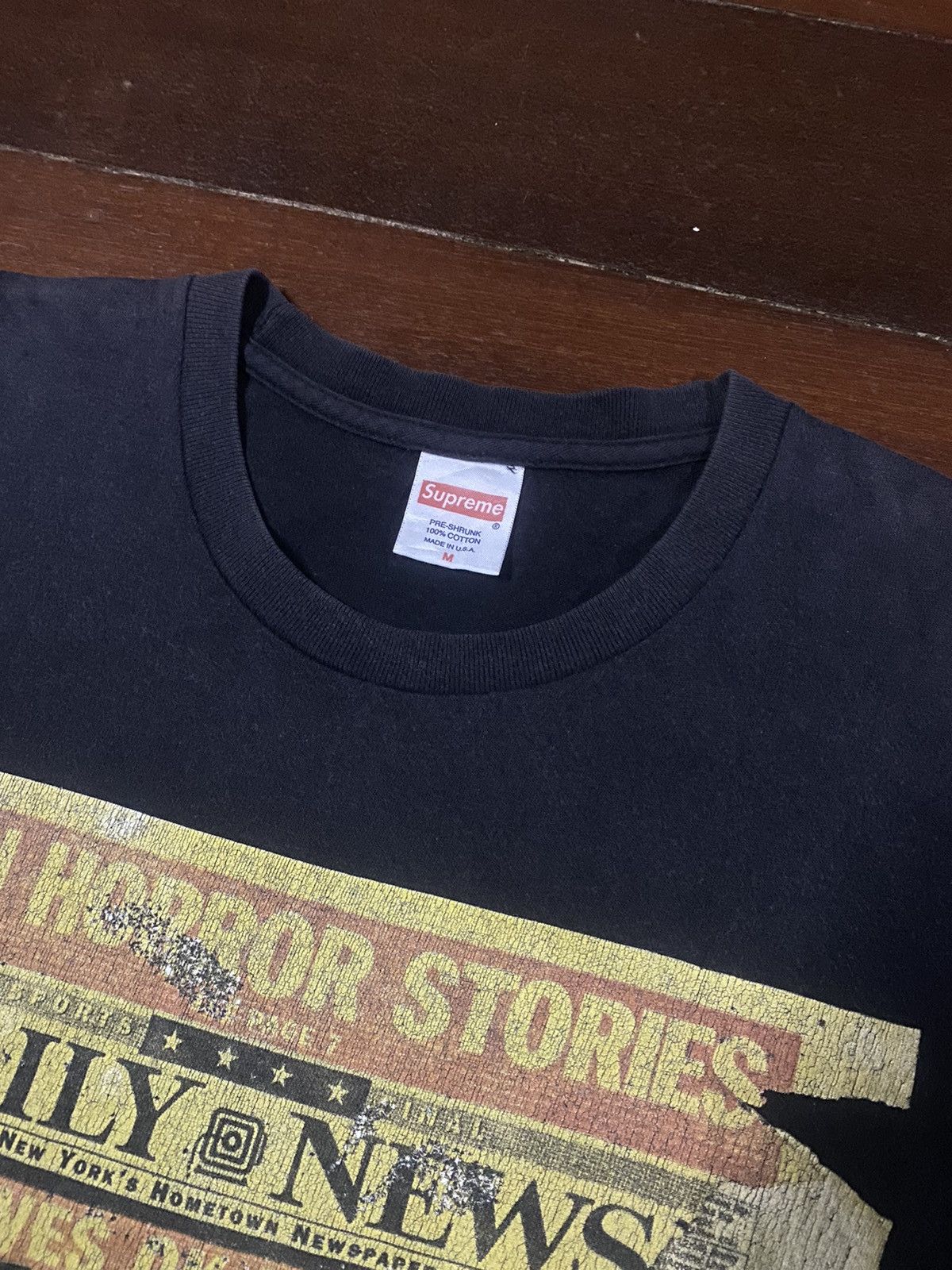 Supreme Supreme x Dash Snow Saddam Hussein newspaper Tee Size US M / EU 48-50 / 2 - 6 Thumbnail