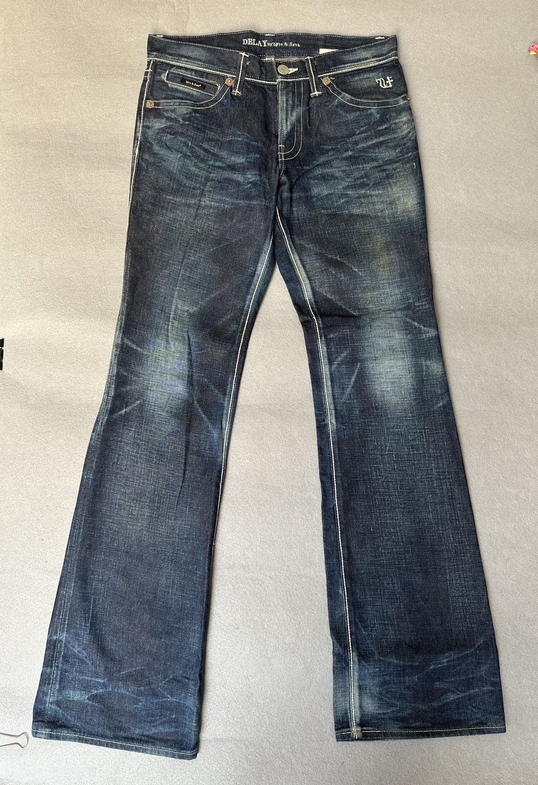 Japanese Brand FLARE Delay By Ufin & Son Japan Denim Size US 32 / EU 48 - 1 Thumbnail
