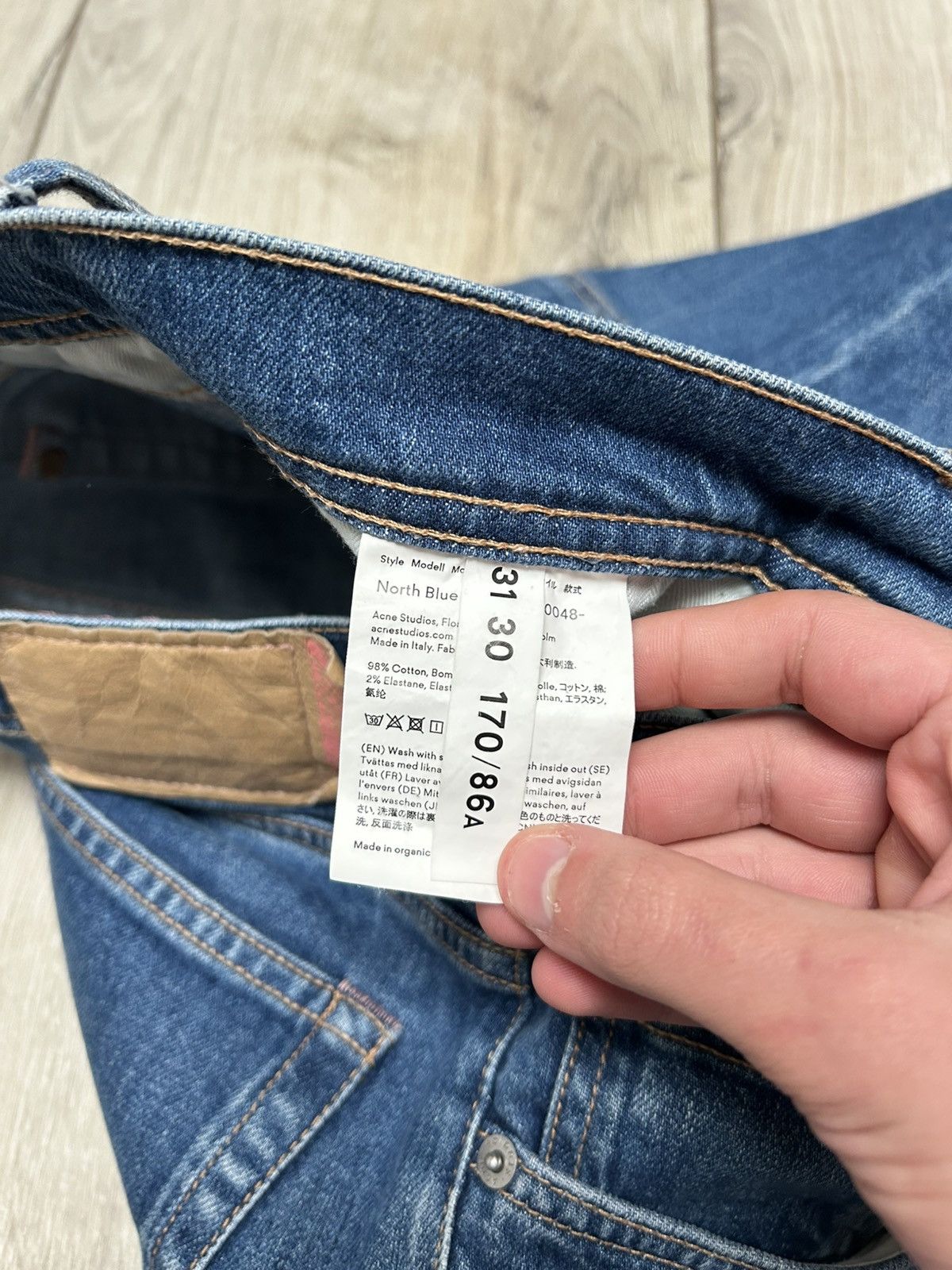 Acne Studios × Designer Acne Studios Bla Konst Floragatan 13 Stockholm Jeans 31x30 Size US 31 - 8 Thumbnail