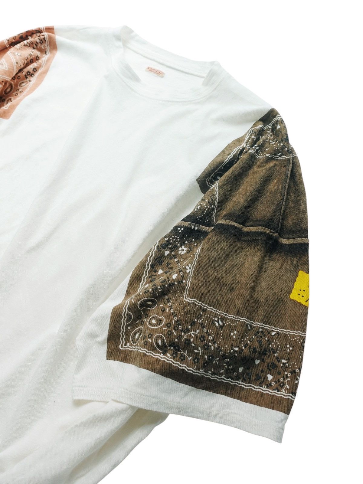 Kapital Kountry Kapital Bandana T Shirt White Brown Size US XL / EU 56 / 4 - 3 Thumbnail