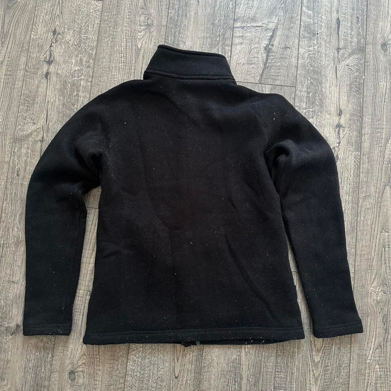 Merrell × Vintage Black Merrell Fitted Sporty Outdoors Zip Up Fleece Jacket Size S / US 4 / IT 40 - 8 Thumbnail