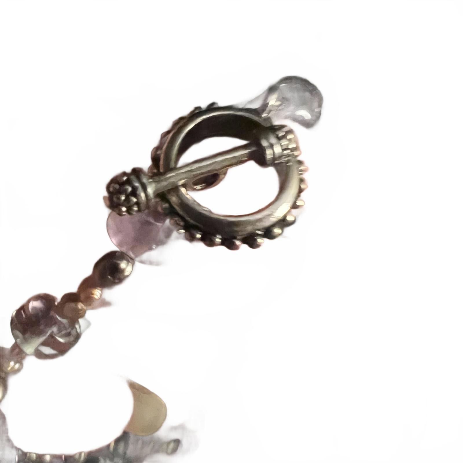 Unknown London Purple Stone Charm Pendant Necklace Size ONE SIZE - 5 Thumbnail