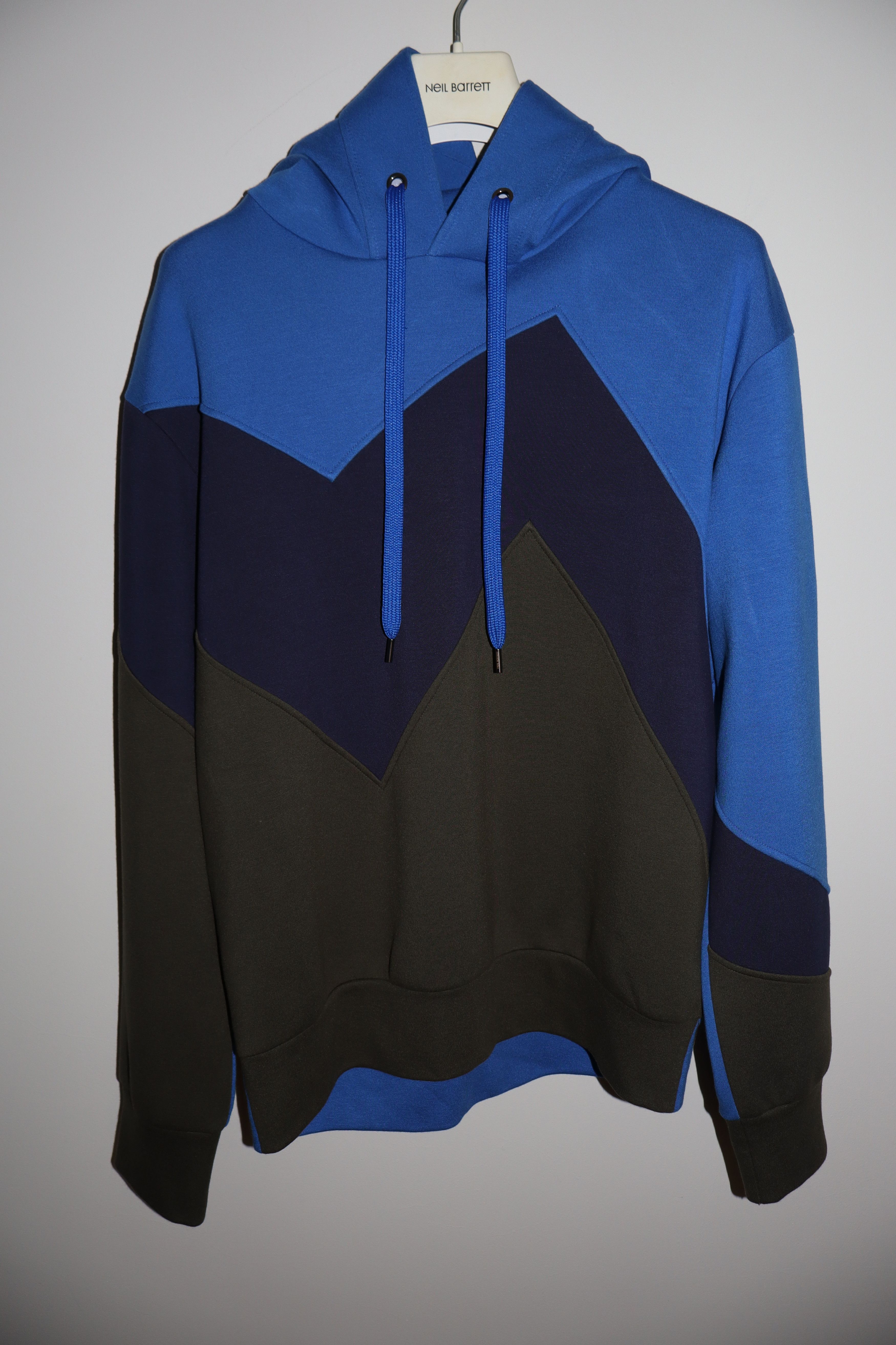 Neil Barrett Modernist neoprene hoodie Size US M / EU 48-50 / 2 - 1 Thumbnail