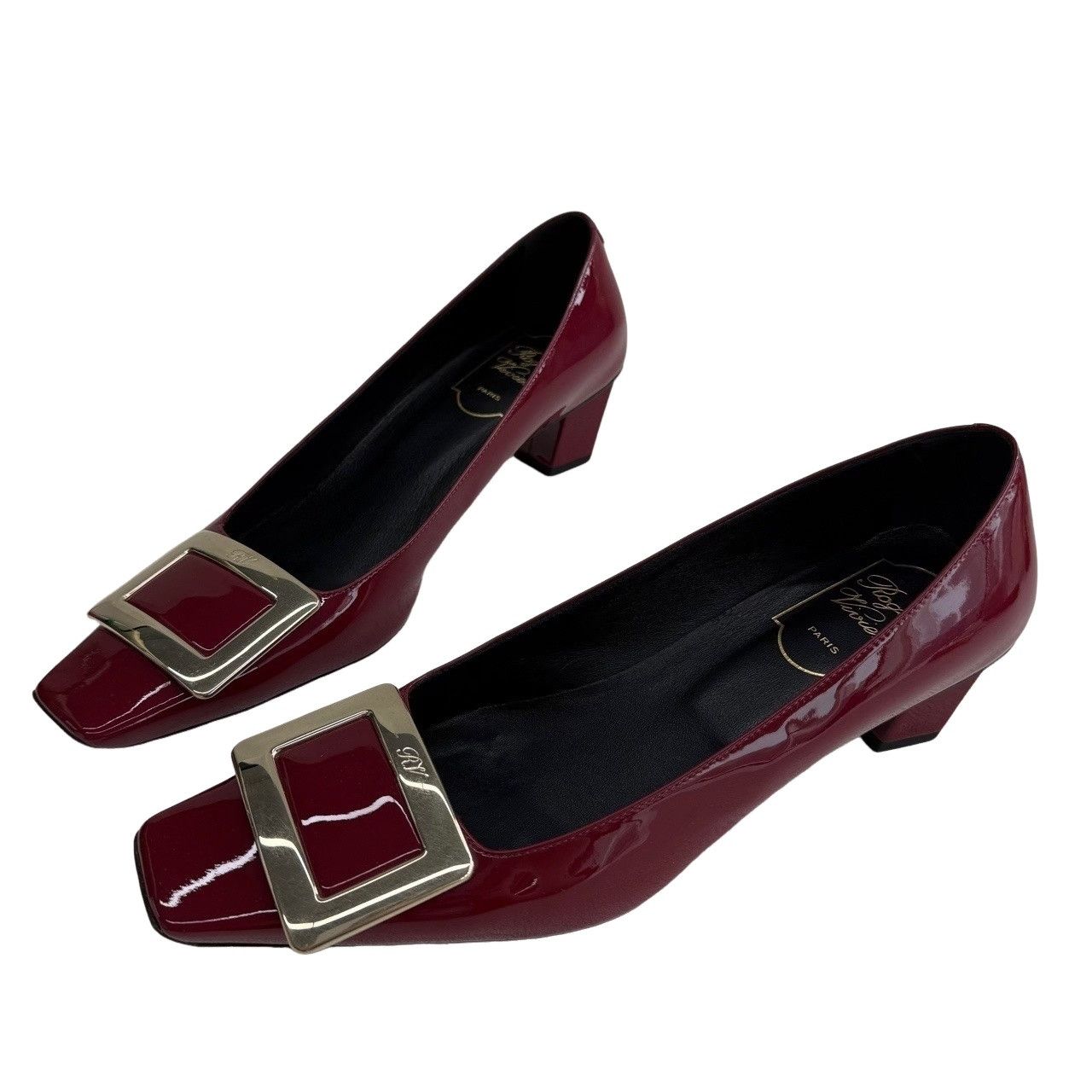Roger Vivier Roger Vivier Patent Leather Buckle Heels Size 37.5 Size US 7.5 / IT 37.5 - 1 Thumbnail