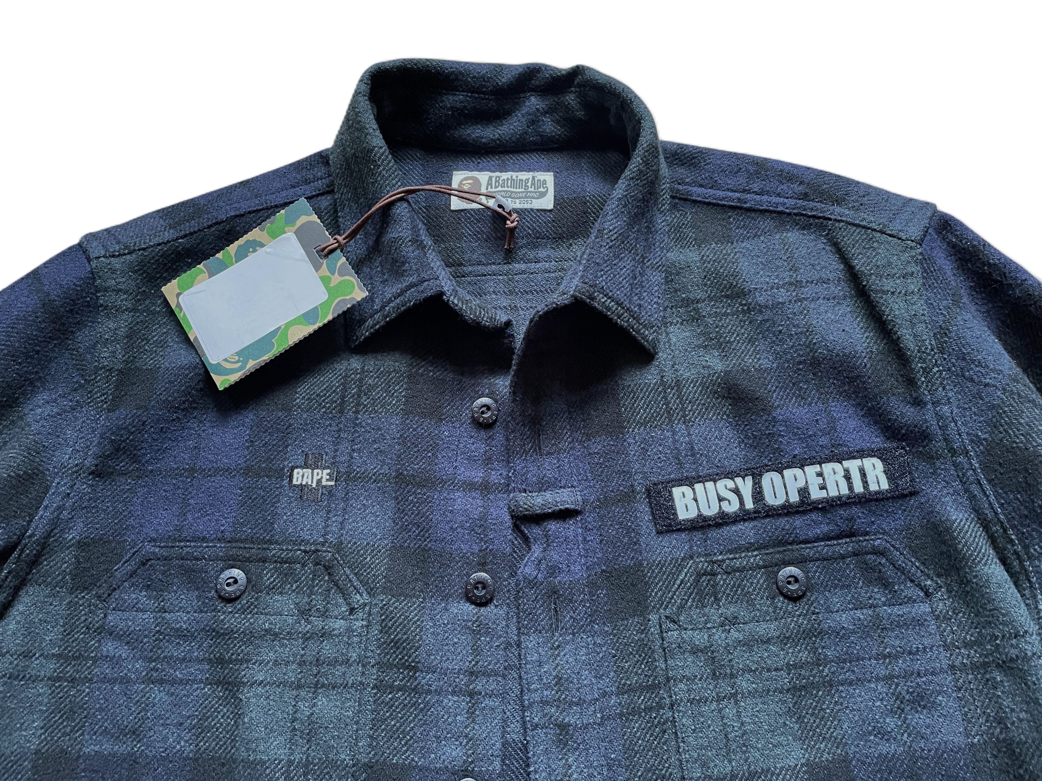 Bape A Bathing Ape (BAPE) Plaid Shirt Jacket Size US M / EU 48-50 / 2 - 7 Thumbnail