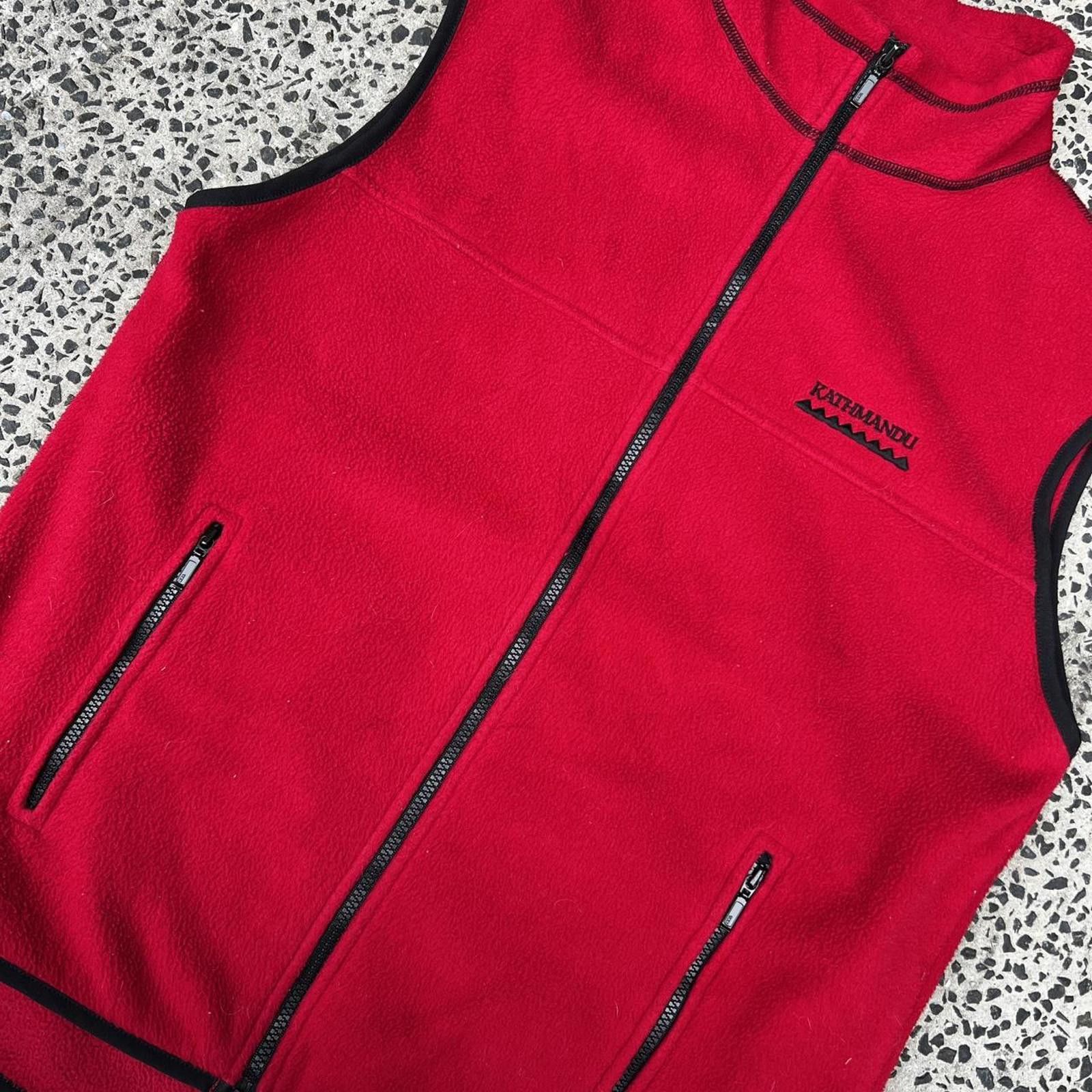 Kathmandu Red and black Kathmandu Fleece Vest 🏔️ Size US M / EU 48-50 / 2 - 3 Thumbnail