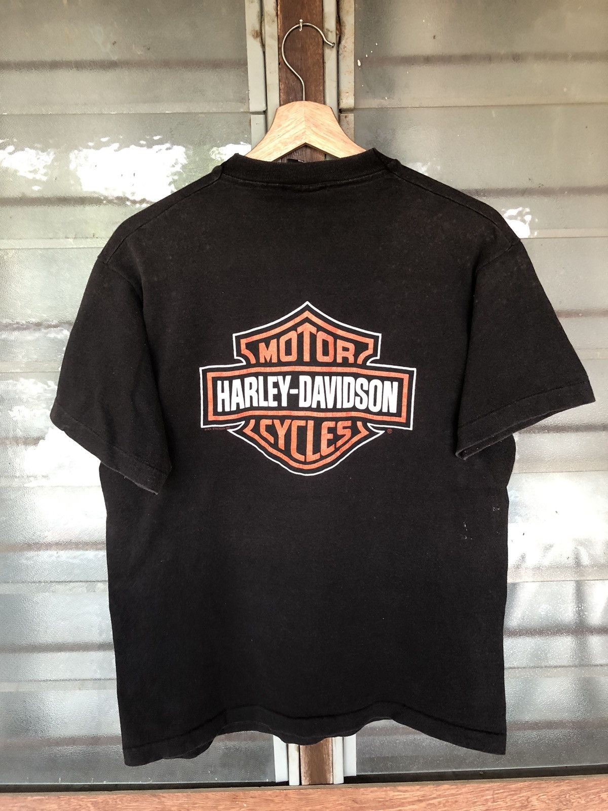Harley Davidson Vintage 90’s Harley Davidson Knucklehead Rare Shirt Tee Size US M / EU 48-50 / 2 - 11 Thumbnail
