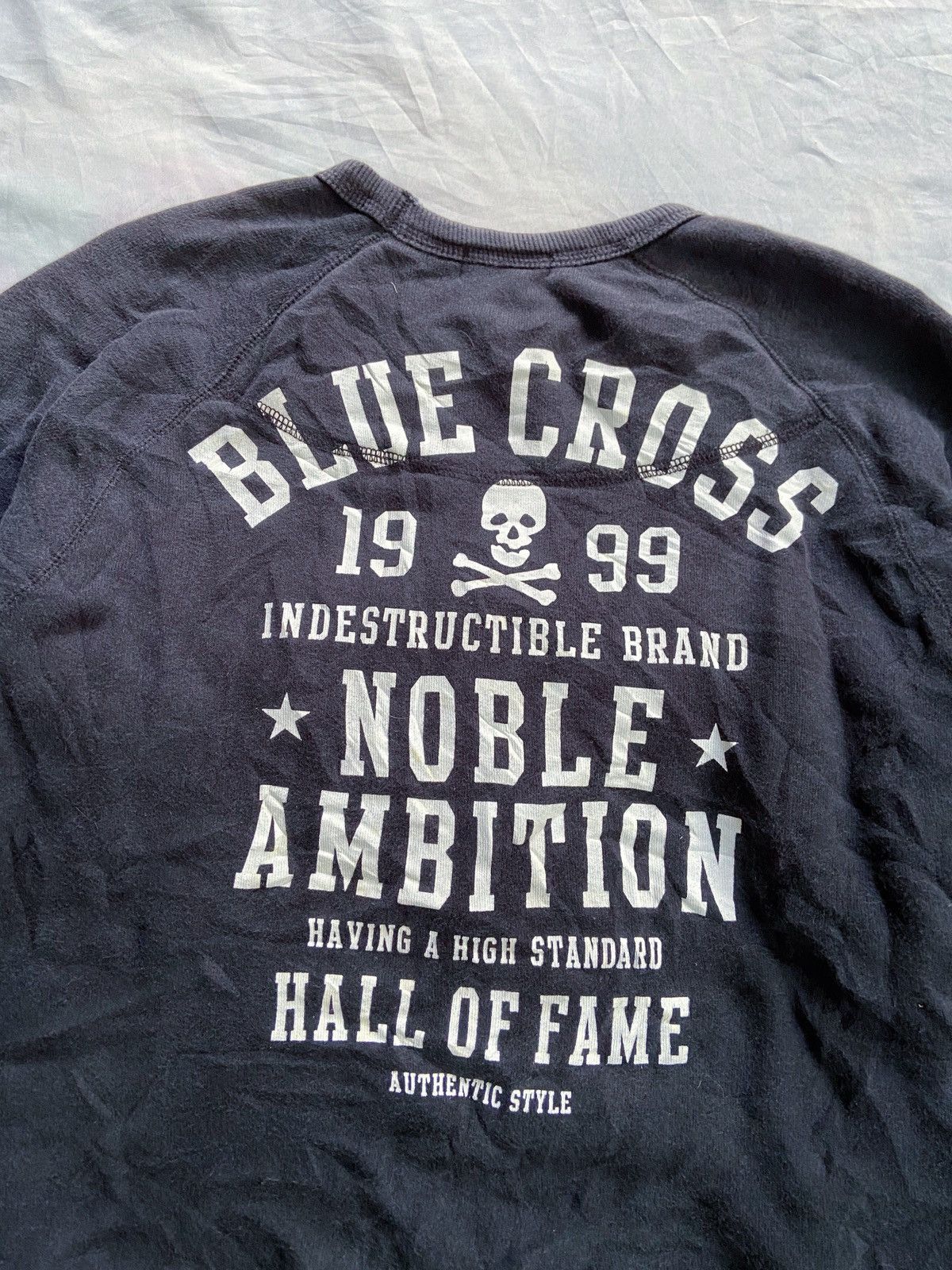 Japanese Brand BLUE CROSS STRAW HAT CREW SWEATSHIRT Size US S / EU 44-46 / 1 - 9 Thumbnail