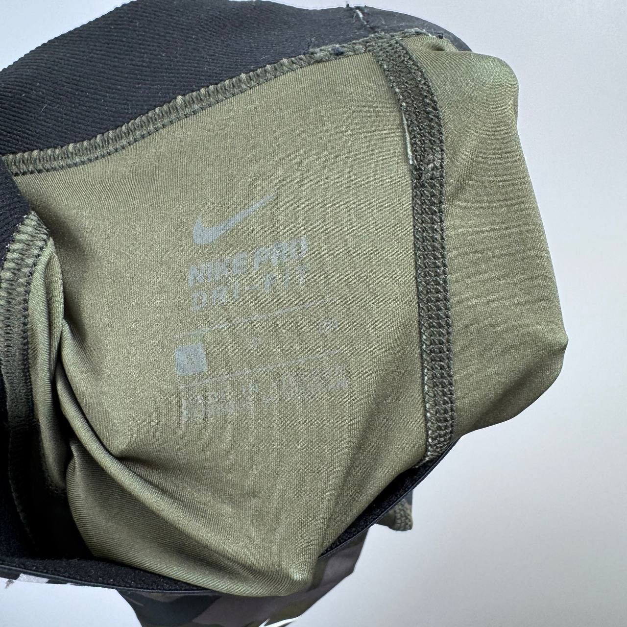 Nike Nike Pro Compression Shorts Camo Green Training Womens Sz S Size 36" / US 14 / IT 50 - 4 Thumbnail