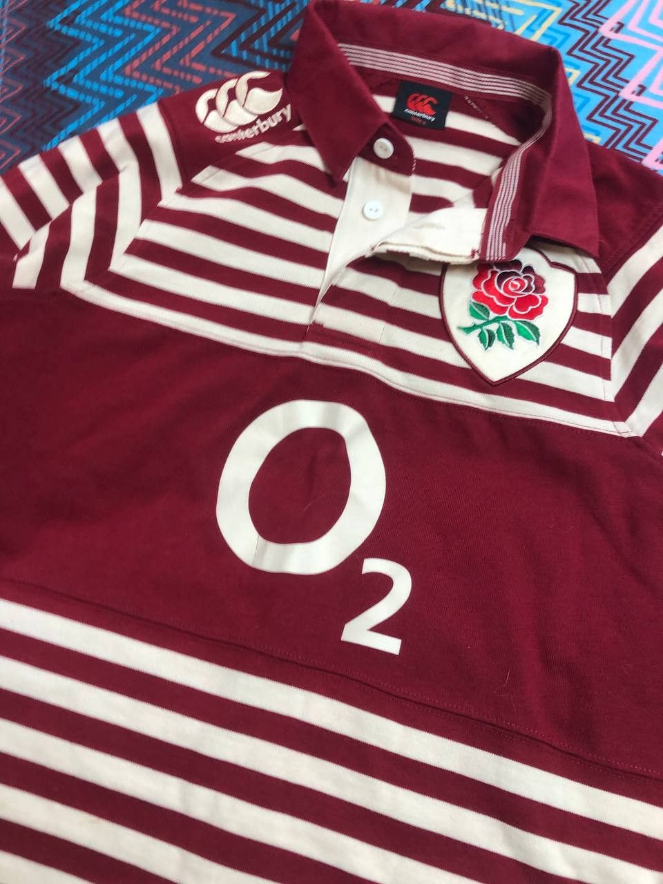Canterbury of New Zealand Vintage Canterbury Rugby England Jersey Long Sleeve Size US S / EU 44-46 / 1 - 10 Thumbnail
