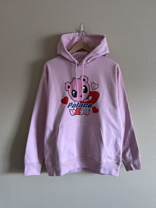 Palace best sale pink hoodie