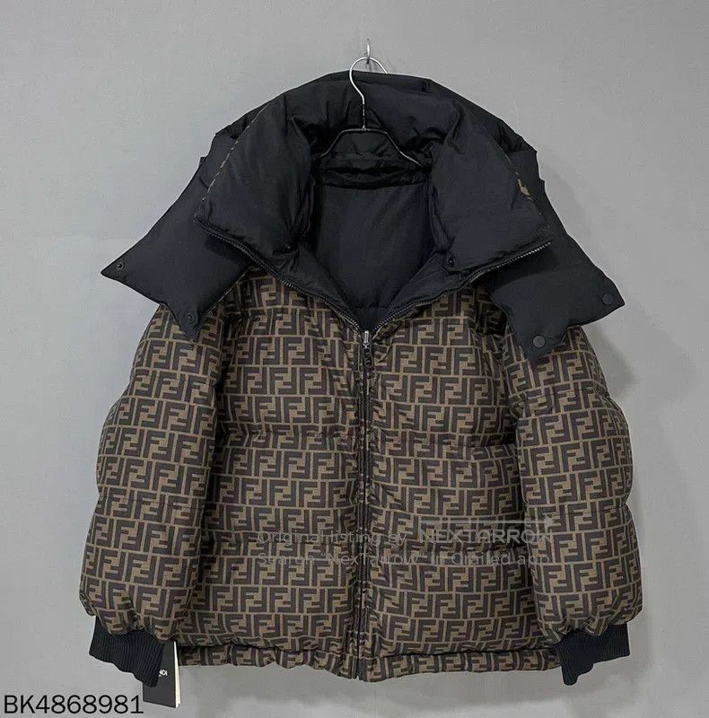 Fendi Fendi Reversible floral printed puffer coat Size S / US 4 / IT 40 - 4 Thumbnail