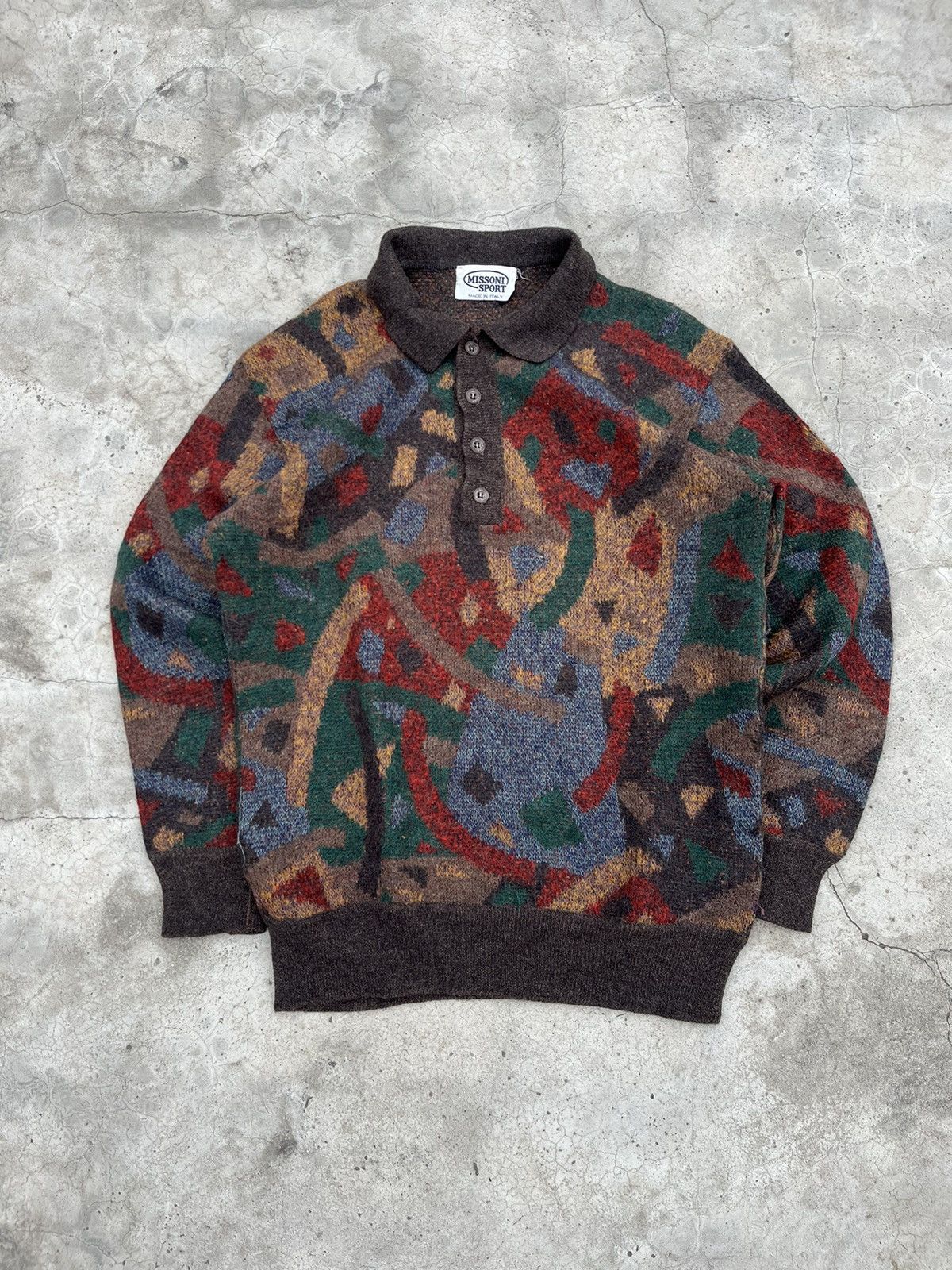 image of Missoni Vintage Mission Sport Sweater, Men's (Size Small)