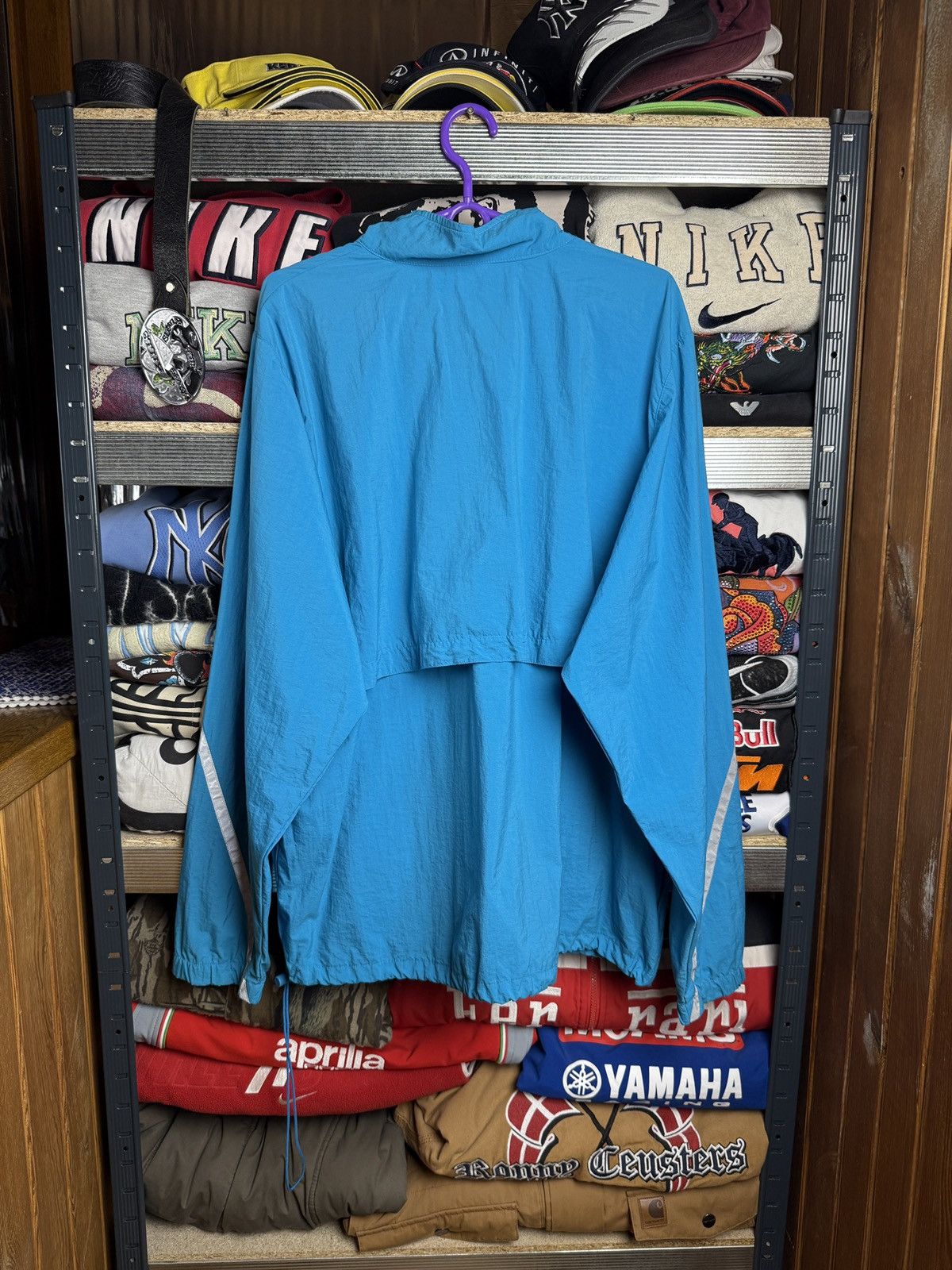 Nike Vintage Anorak Jacket Nike Swoosh center M hoodie Ninja Size US M / EU 48-50 / 2 - 2 Thumbnail