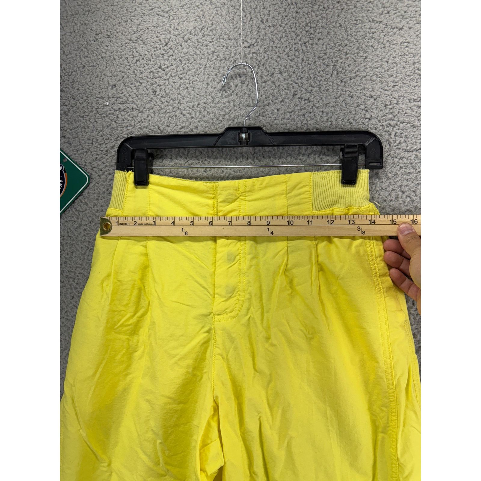 Free People Free People Mesmerize Parachute Cargo Pants Womens M Yellow Size 28" / US 6 / IT 42 - 2 Thumbnail