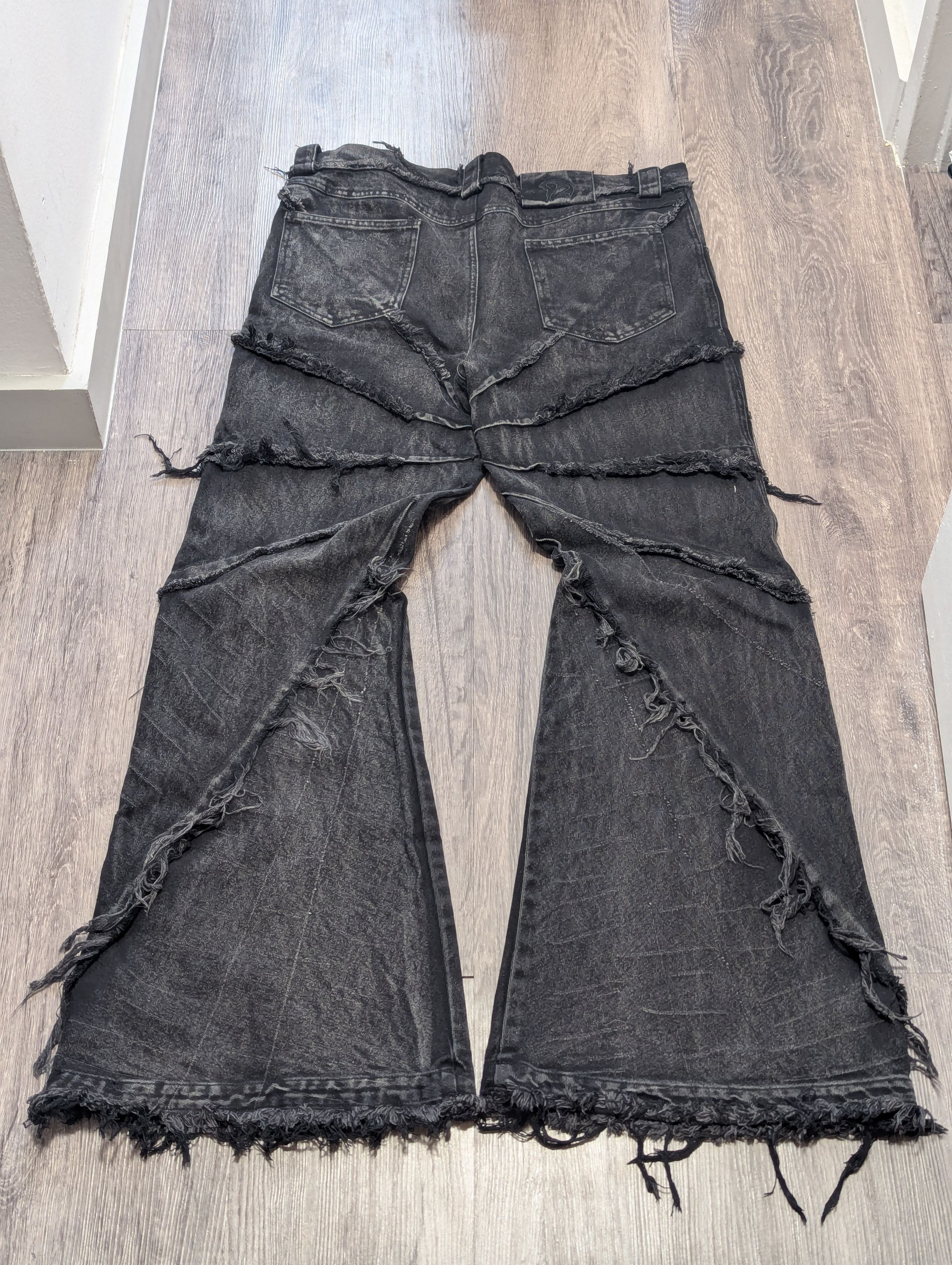 Japanese Brand Cyvist Web Denim Flared Jeans Bellbottom Jeans Size US 36 / EU 52 - 2 Thumbnail