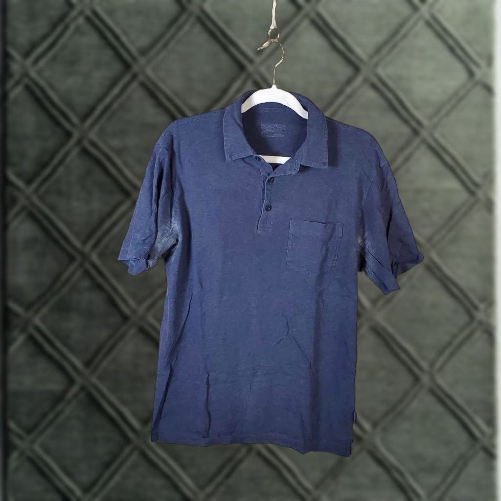 Patagonia Patagonia Polo Mens Small Blue Polo Shirt Regular Size S - Deodorant Pit Stains Soaked Priced to Sell Mens Size US S / EU 44-46 / 1 - 1 Thumbnail