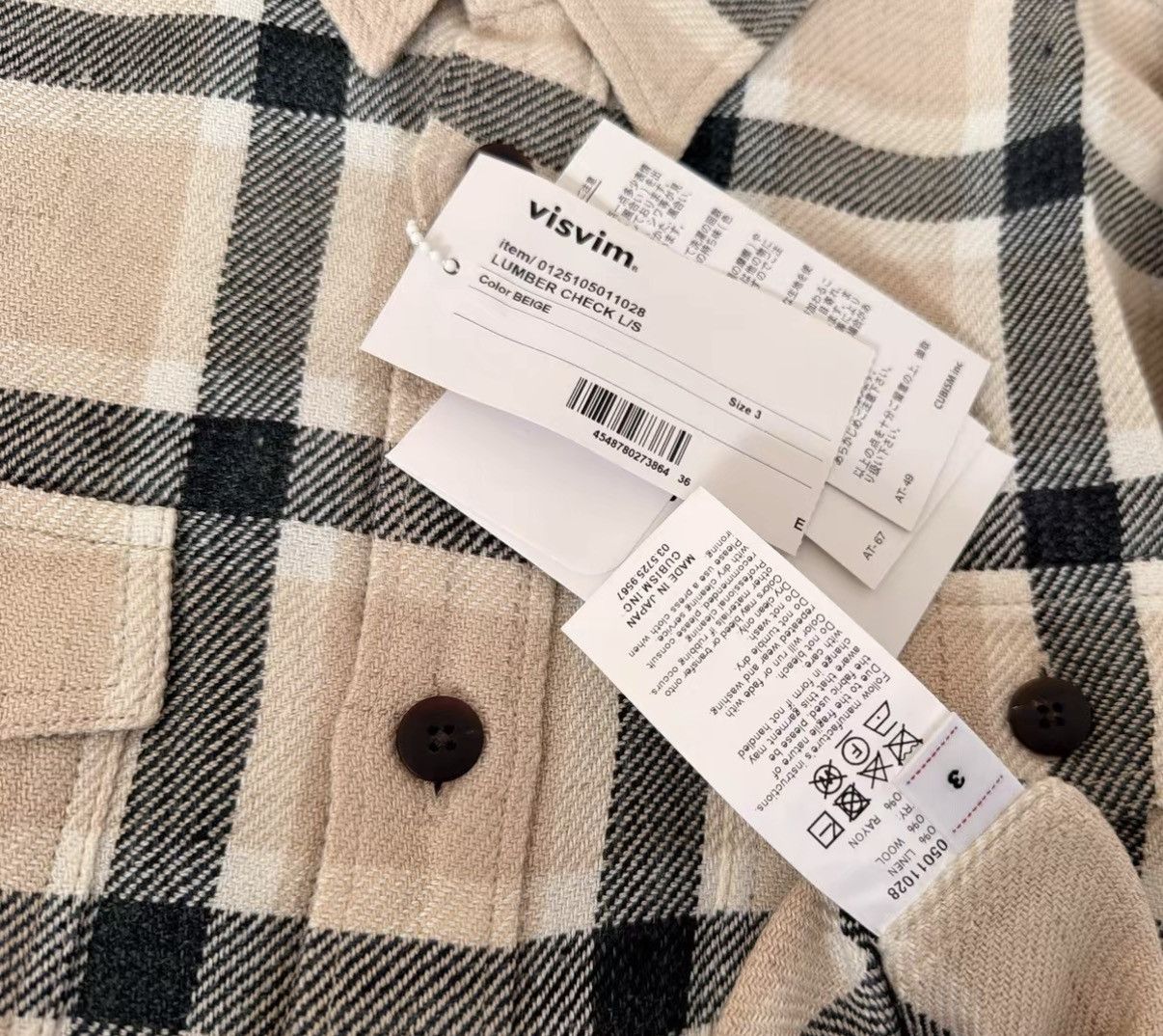 Visvim VISVIM LUMBER CHECK L/S Wool blend check long-sleeve shirt Size US L / EU 52-54 / 3 - 3 Thumbnail