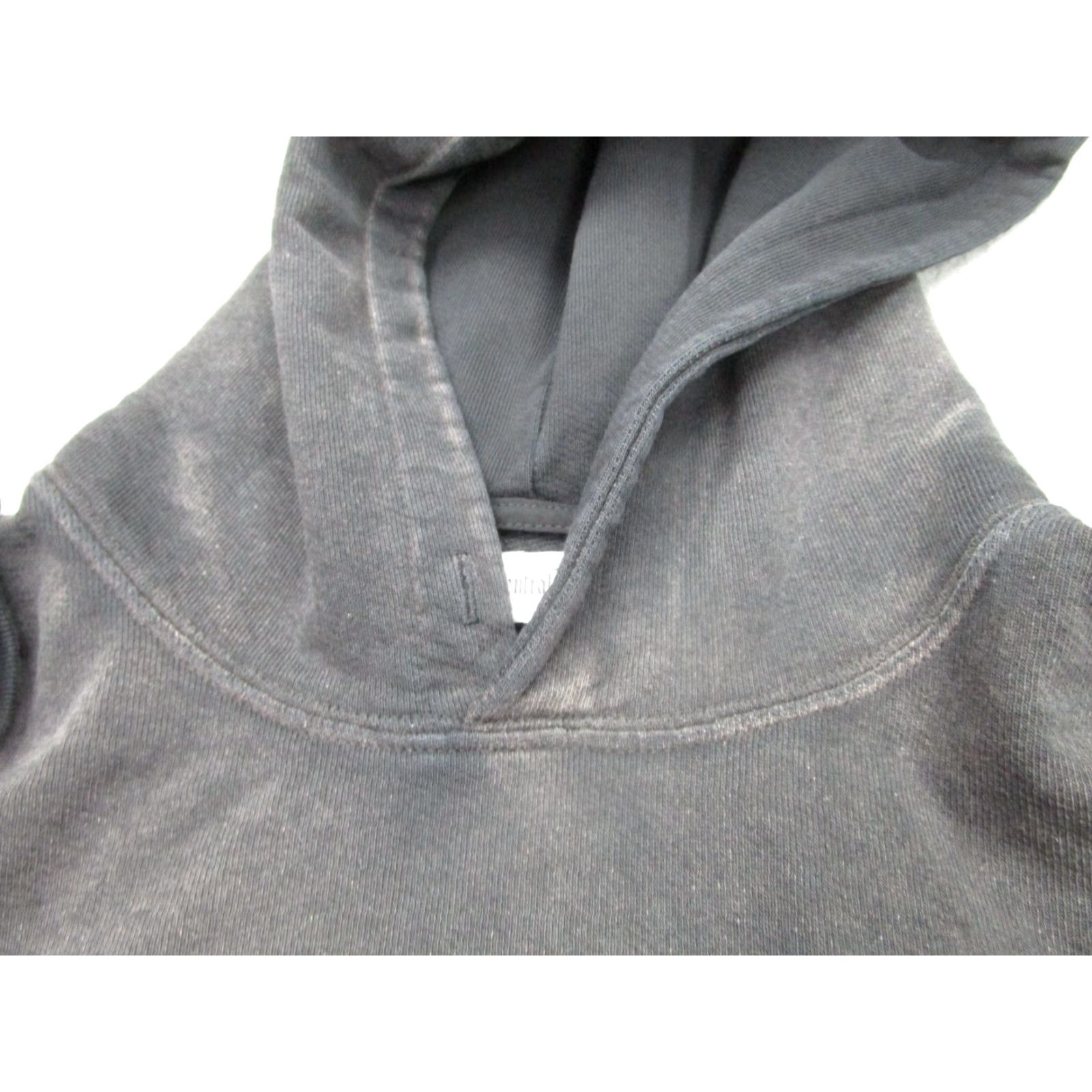 Vintage Black Mens Regular Fit Oversized Hoodie Sweatshirt Fleece Pullover S Black Size US S / EU 44-46 / 1 - 6 Thumbnail