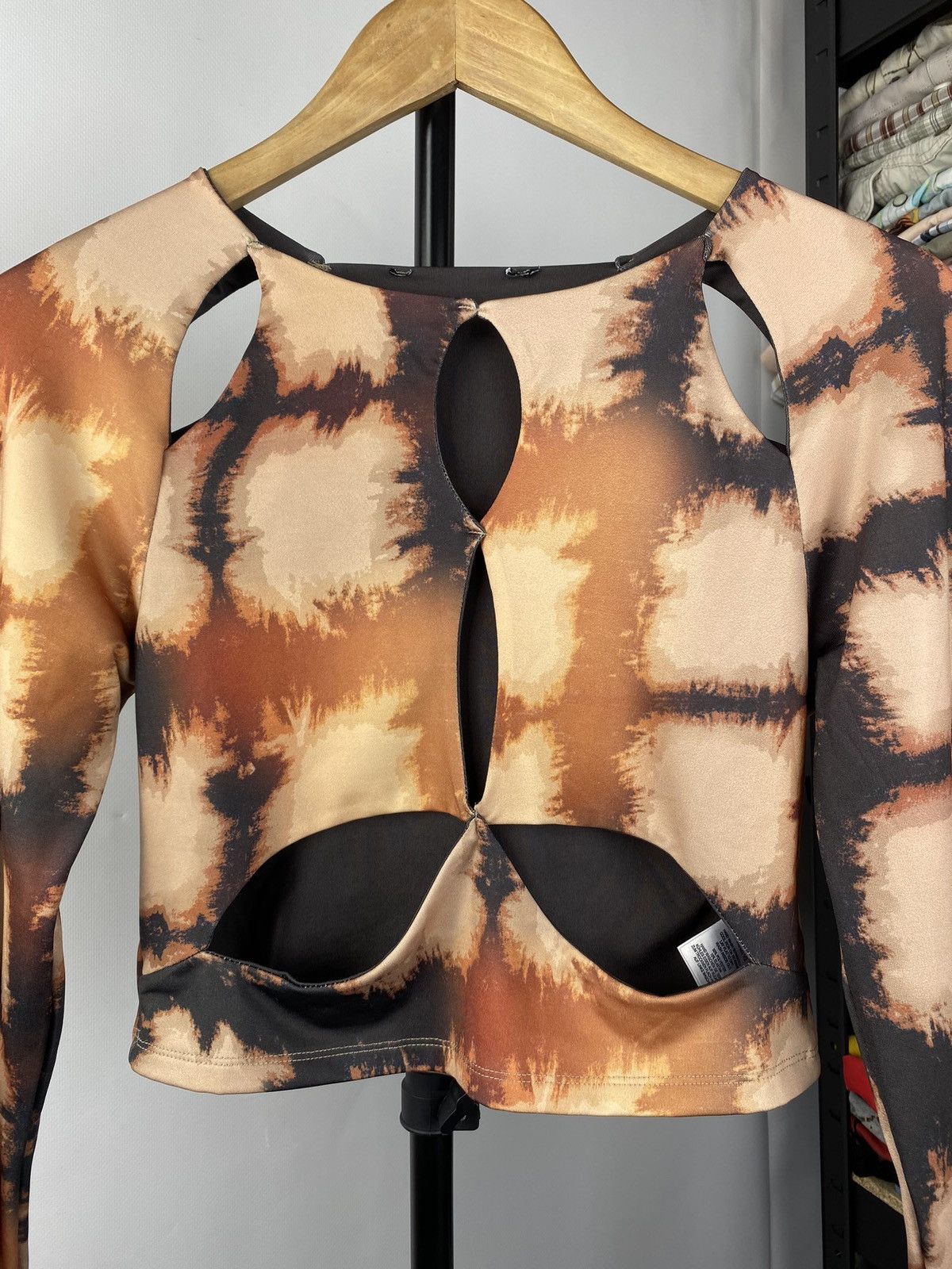 Jaded London × Japanese Brand 🔥Jaded London Tie Die Flame Medium Blouse Long Sleeve Size M / US 6-8 / IT 42-44 - 2 Thumbnail