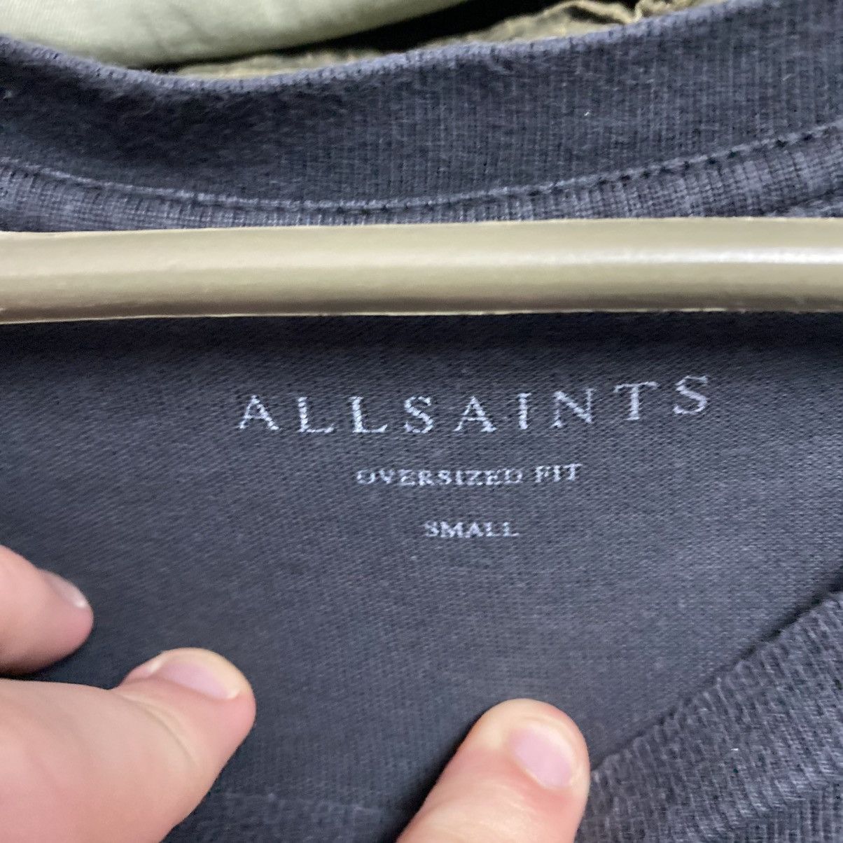 Allsaints Designer Allsaints Big Logo Black y2k streetwear tee size S Size US S / EU 44-46 / 1 - 6 Thumbnail
