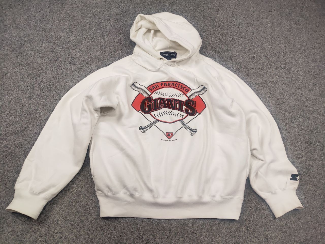 Starter Vintage 1989 San Francisco Giants Starter MLB Logo Hoodie Size US L / EU 52-54 / 3 - 3 Thumbnail