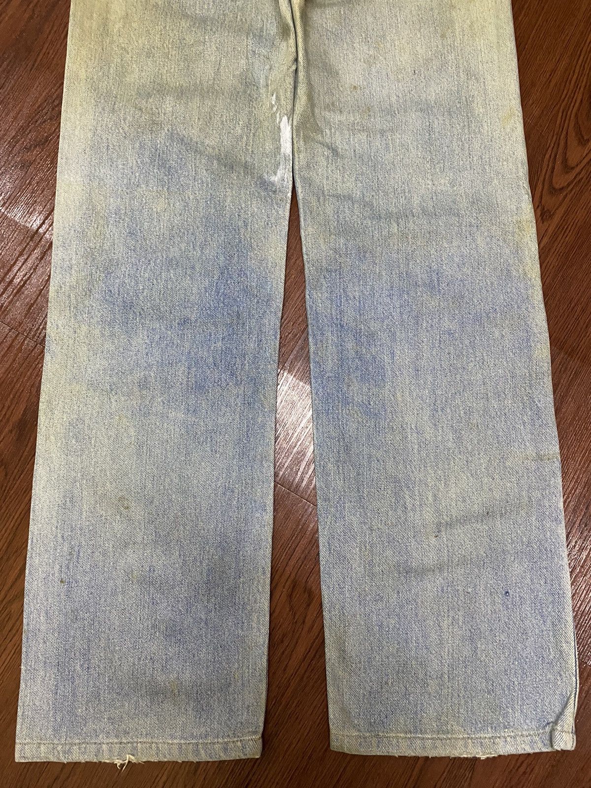 Other Vintage Japanese Brands Mud wash Distressed Loose Jeans Size US 29 - 6 Thumbnail