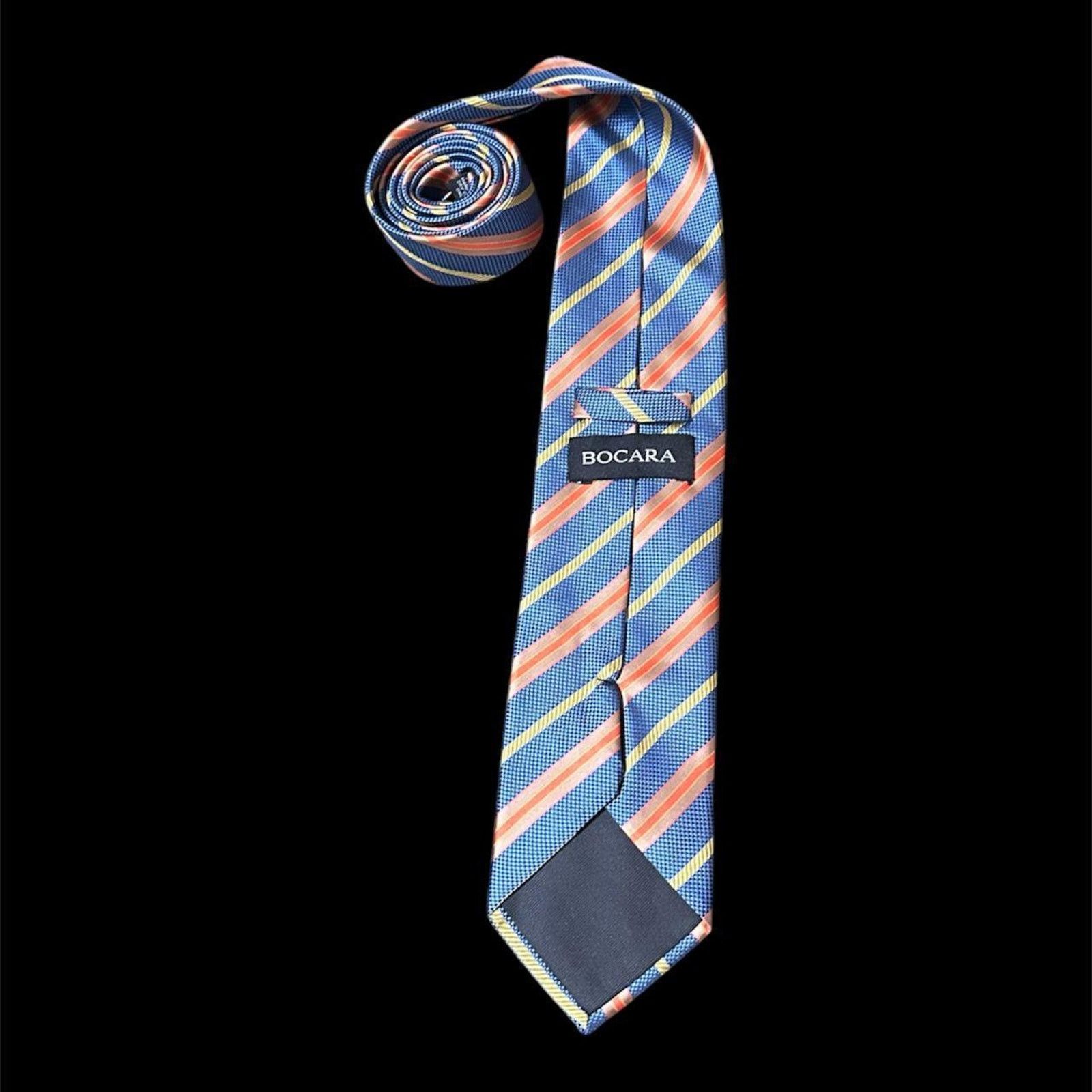 Other Bocara striped tie blue coral Size ONE SIZE - 2 Thumbnail