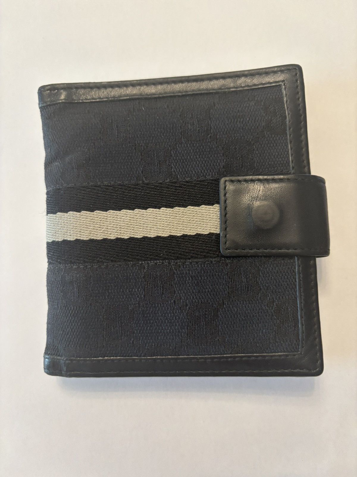 Gucci Gucci GG Canvas Black Sherry Line Trifold Size ONE SIZE - 4 Thumbnail