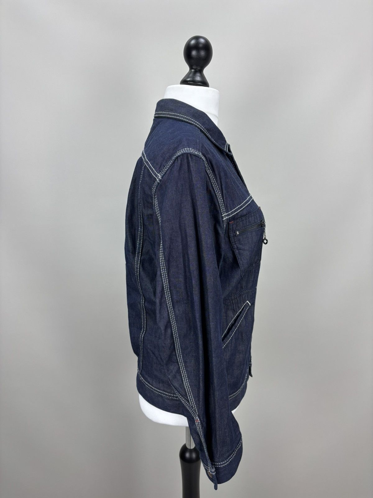 Diesel Womens denim jacket Diesel Size M Color Blue Size M / US 6-8 / IT 42-44 - 4 Thumbnail