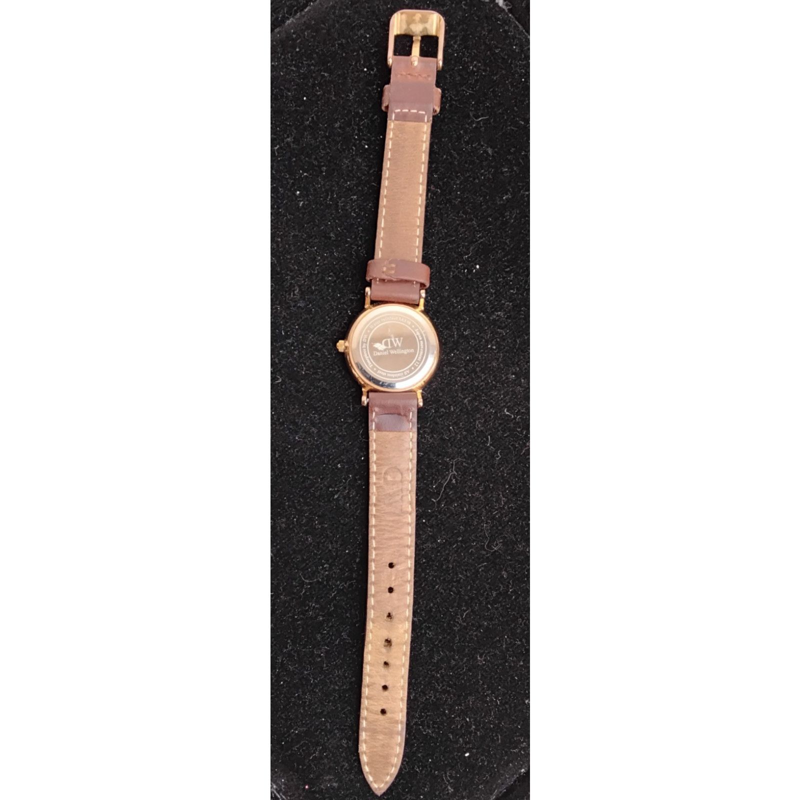 Daniel Wellington Daniel Wellington Ladies Watch Brown Leather Band Rhinestone Size ONE SIZE - 7 Thumbnail