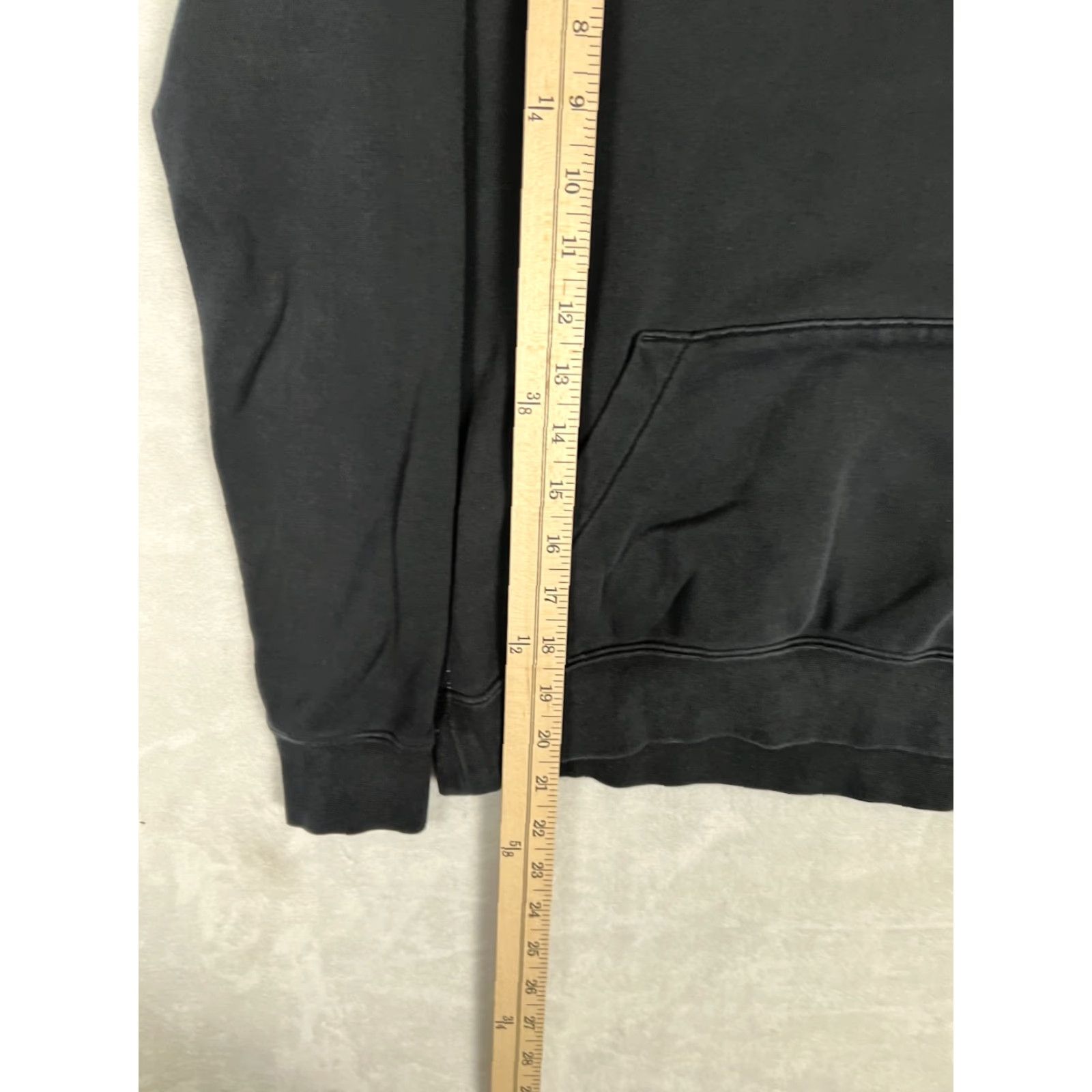 Nike VINTAGE Nike Black Hoodie Sweatshirt XS Women Embroidered Swoosh Fade 90s Sports USA Pullover Hooded Pockets Size XS / US 0-2 / IT 36-38 - 3 Thumbnail